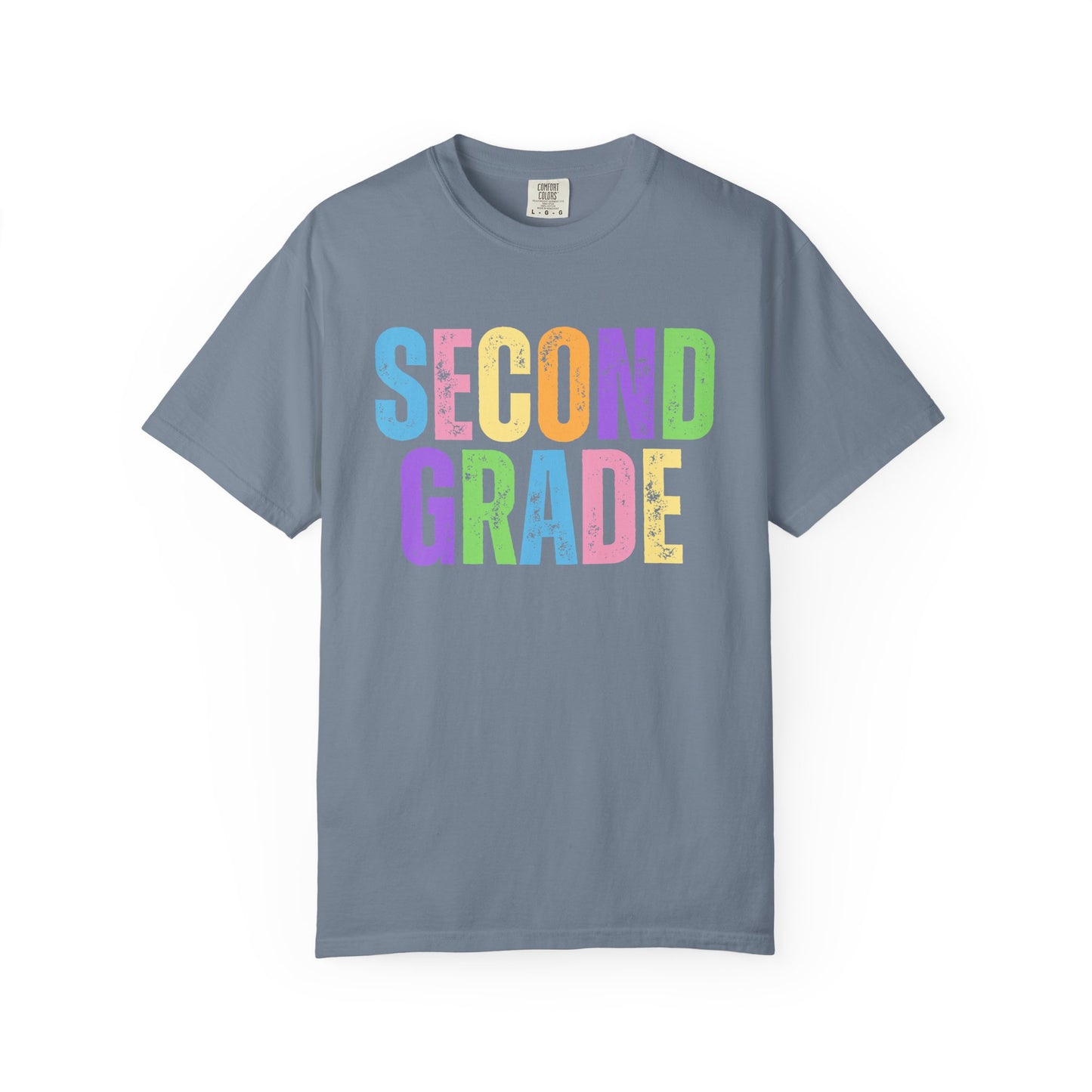 Second Grade  Comfort Colors® T-Shirt | Grade Level Teacher Shirt