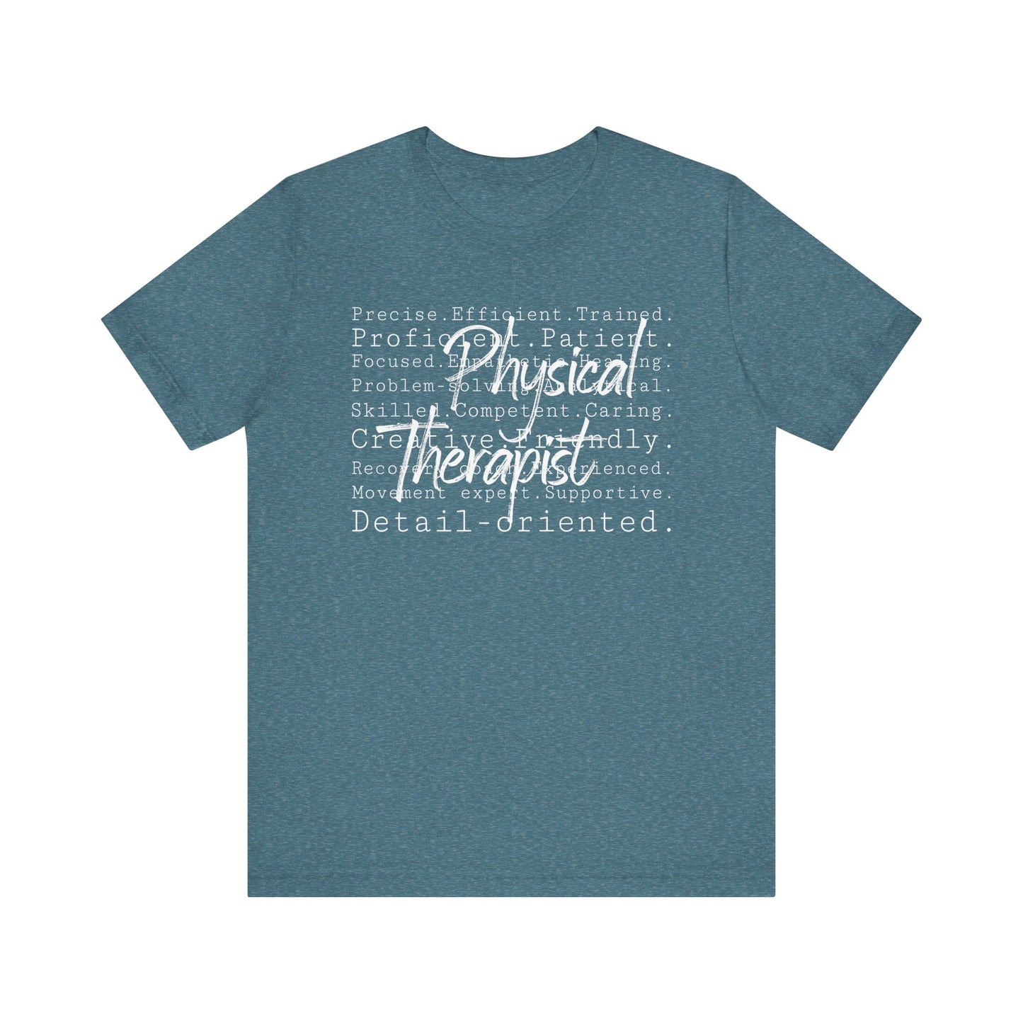 Physical Therapist Word Art Short Sleeve Unisex T-Shirt