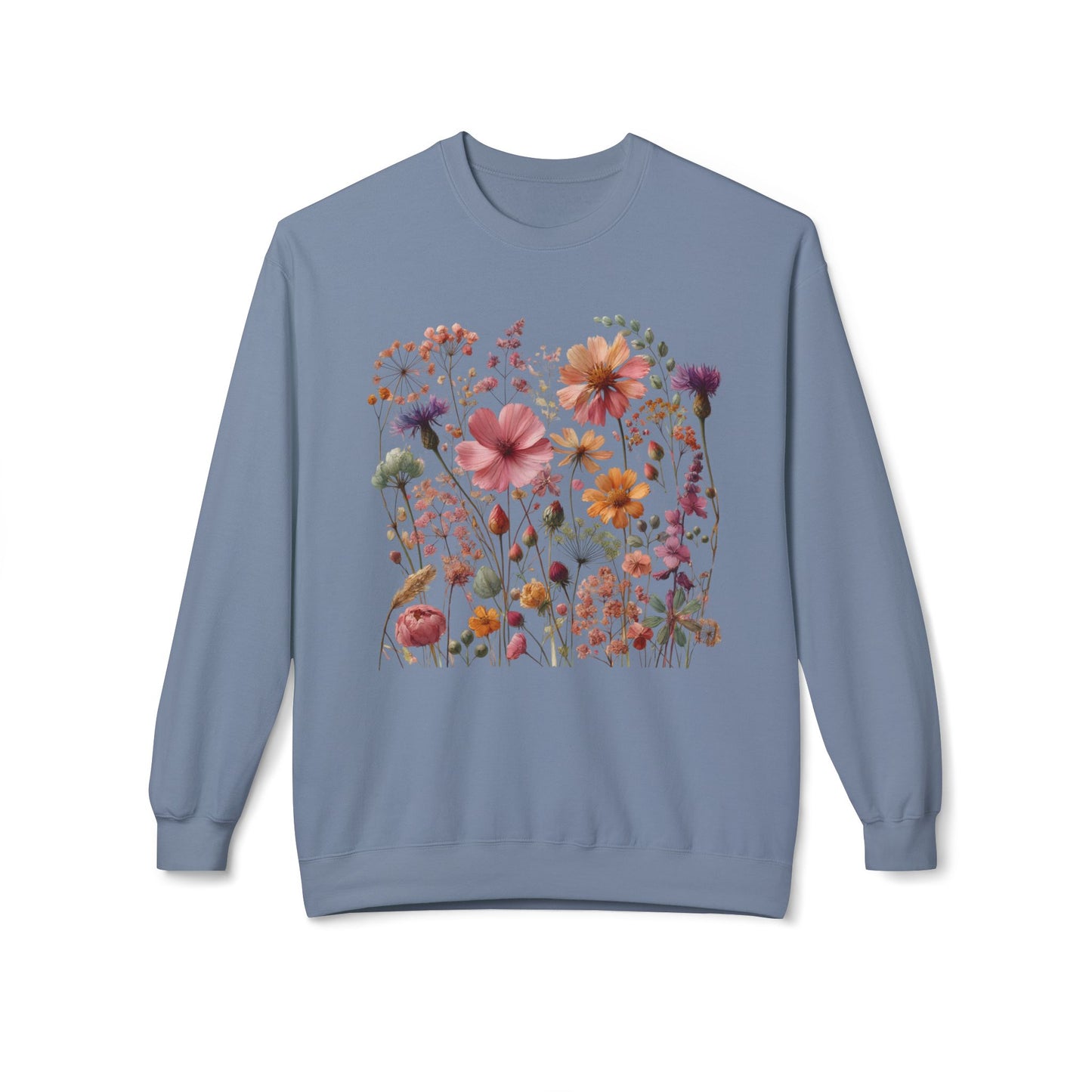 Open Meadow Wildflower Softstyle Fleece Sweatshirt – Meadow Mix