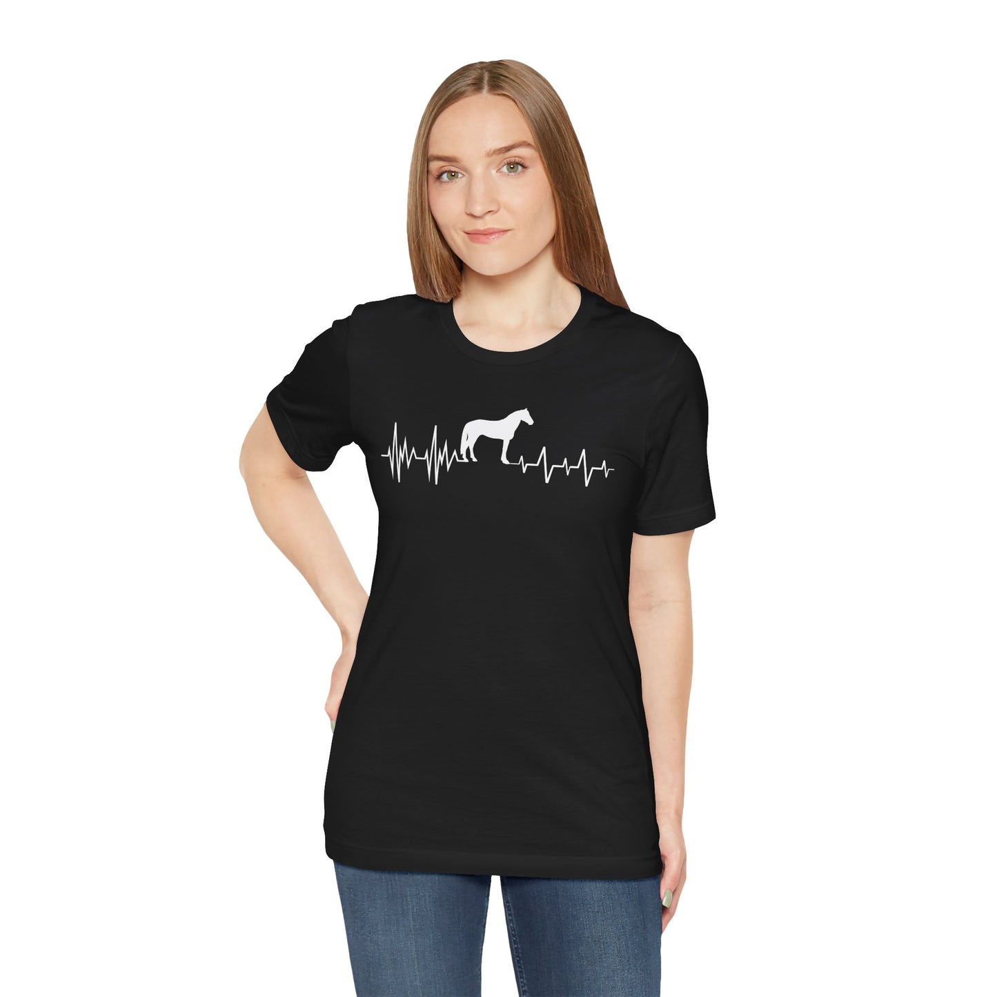 Regulated by Horses: Heartbeat Tee | Adult Shortsleeve