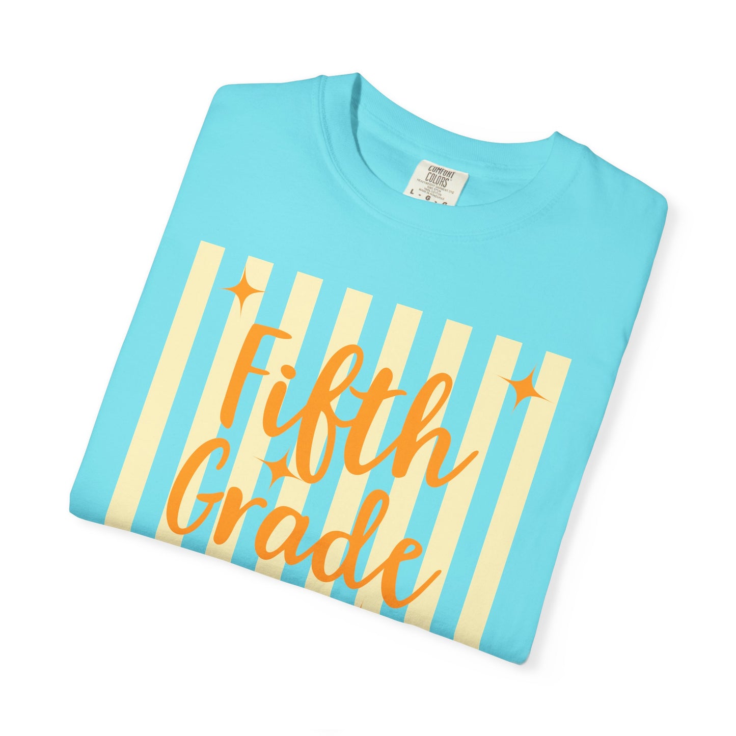 Personalized Fifth Grade Teacher Shirt | Custom Matching Fifth Grade Teacher Comfort Colors T-Shirt