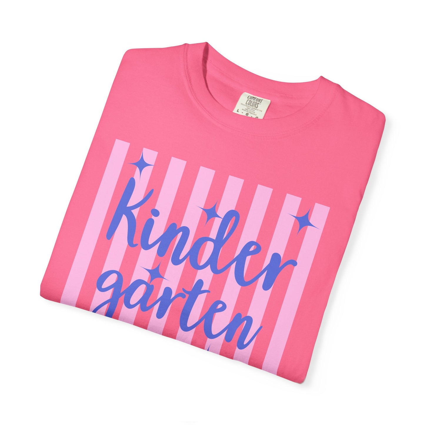 Personalized Kindergarten Teacher Shirt | Custom Matching Kindergarten Teacher Comfort Colors T-Shirt