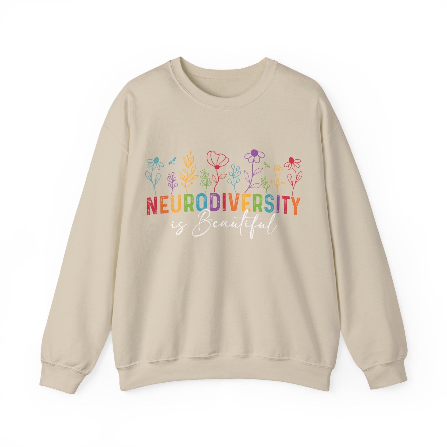 Neurodiversity Is Beautiful Sweatshirt | Autism Awareness & Acceptance Crewneck