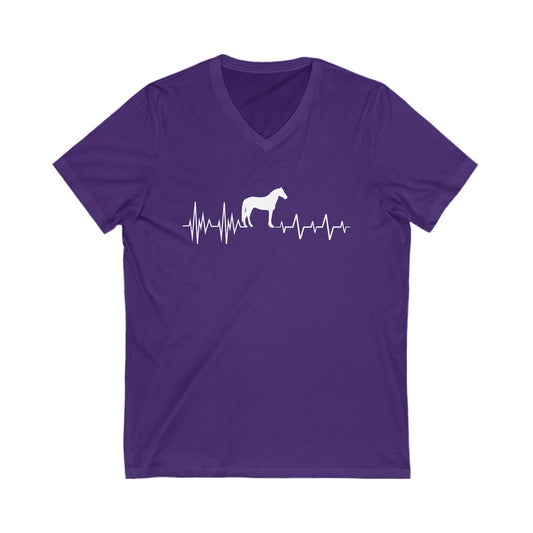 Regulated by Horses V-Neck T-Shirt