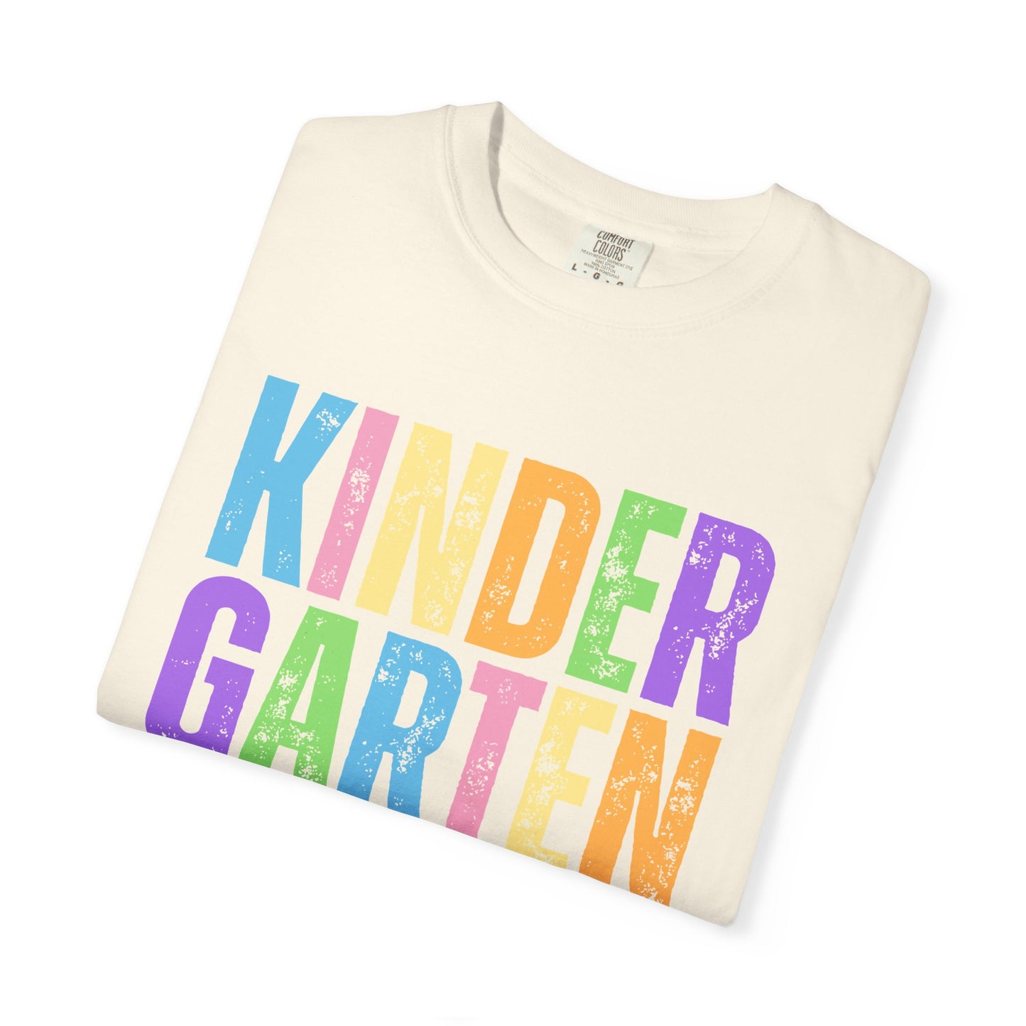 Kindergarten Comfort Colors® T-Shirt | Grade Level Teacher Shirt