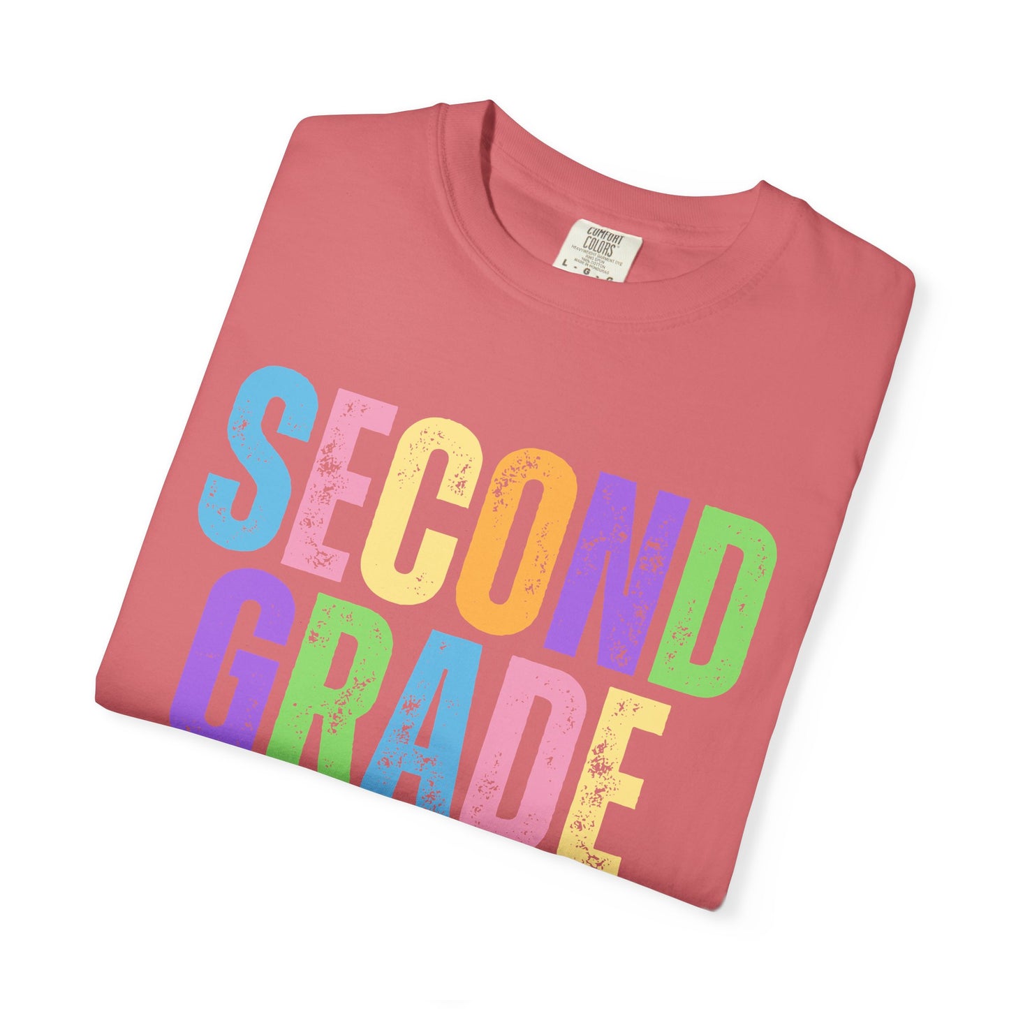 Second Grade  Comfort Colors® T-Shirt | Grade Level Teacher Shirt