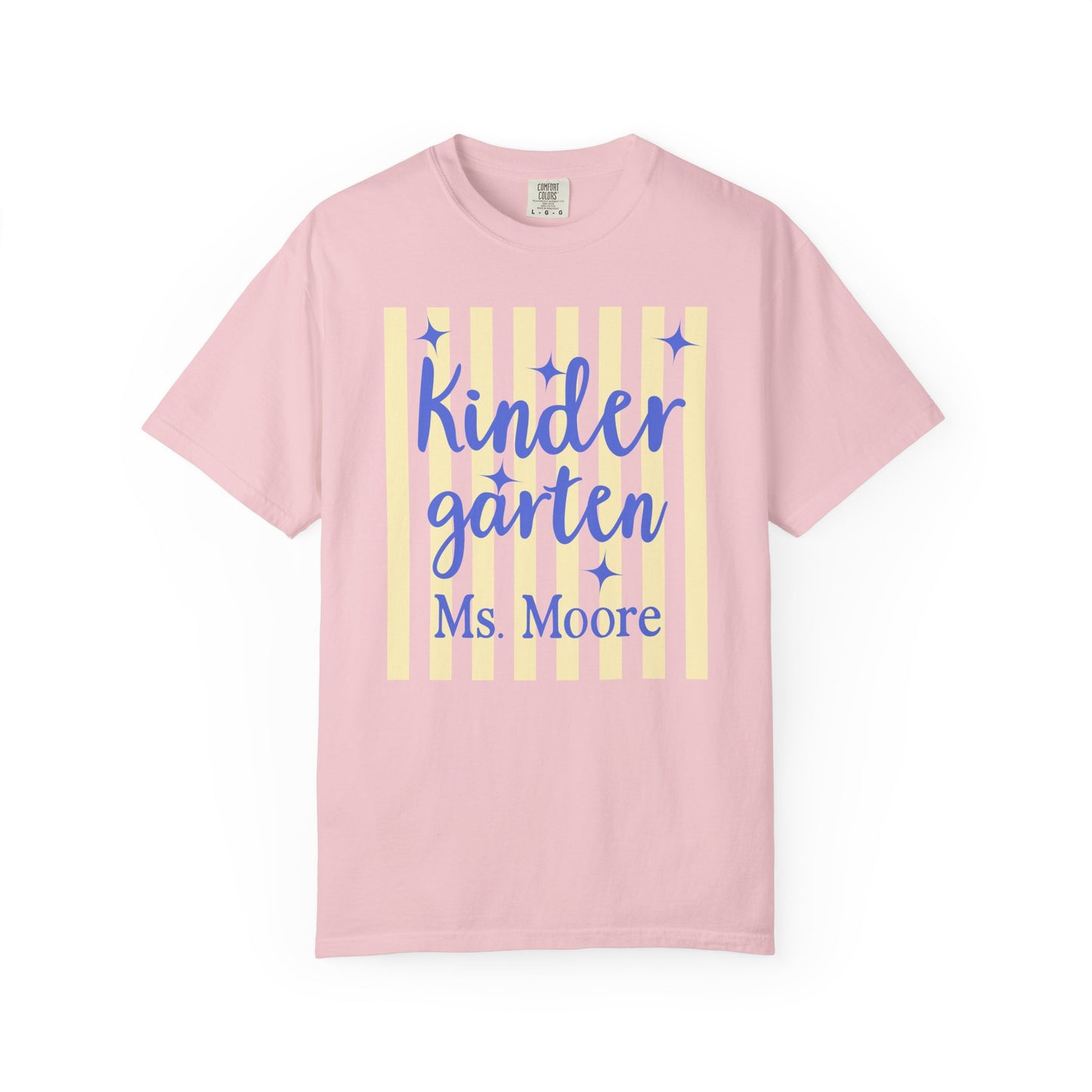 Personalized Kindergarten Teacher Shirt | Custom Matching Kindergarten Teacher Comfort Colors T-Shirt