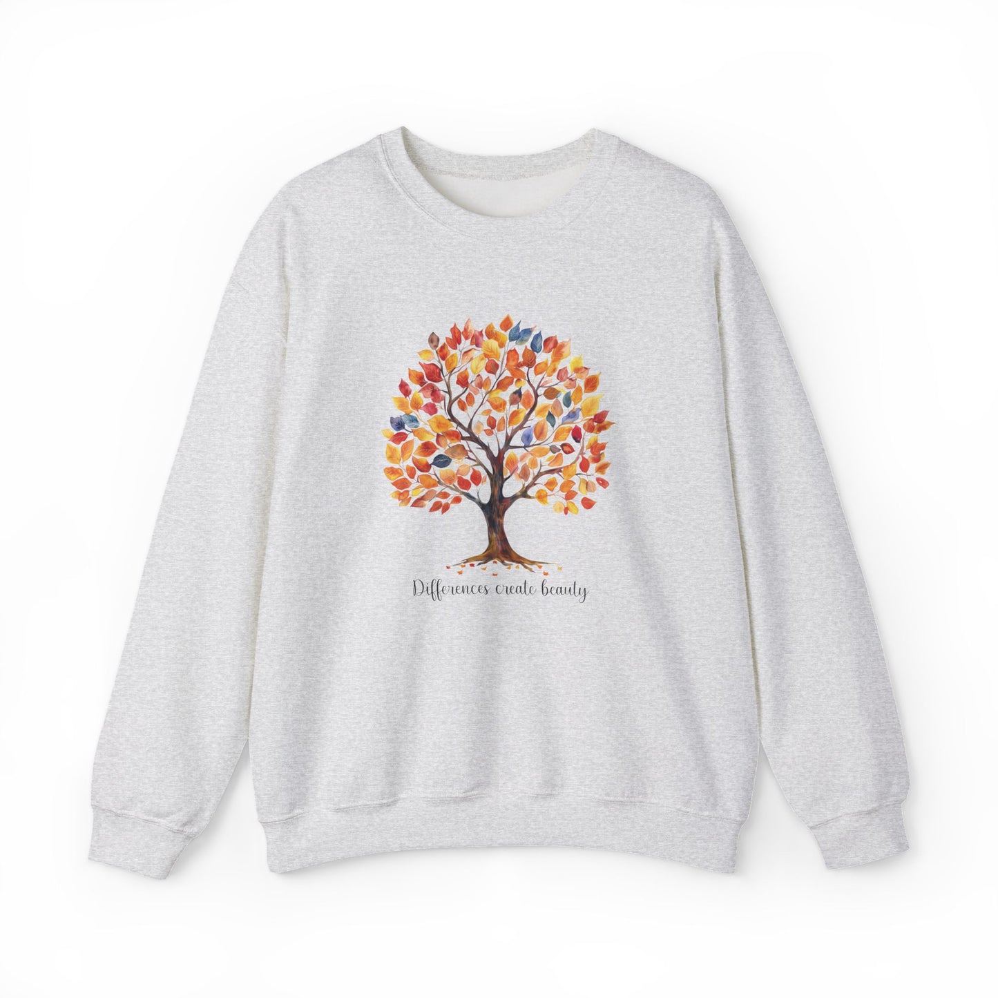 Fall Tree of Belonging Sweatshirt | Gildan Heavy Blend Crewneck