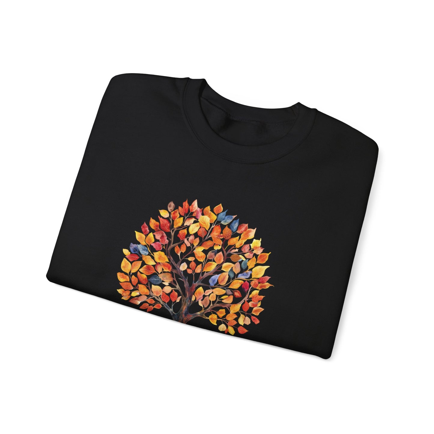 Fall Tree of Belonging Sweatshirt | Gildan Heavy Blend Crewneck