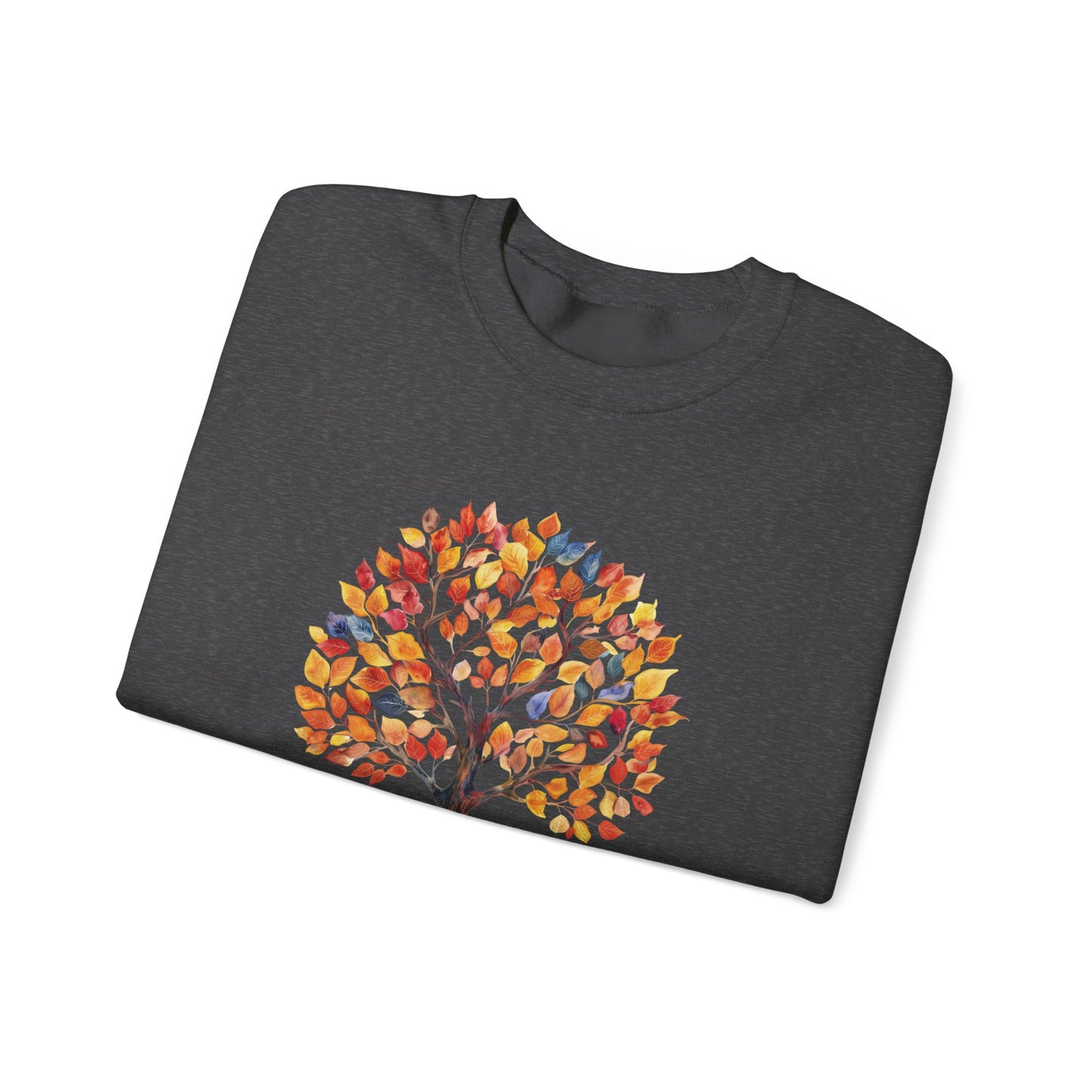 Fall Tree of Belonging Sweatshirt | Gildan Heavy Blend Crewneck