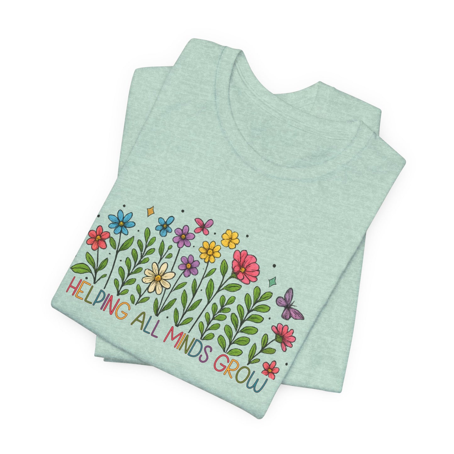 Helping All Minds Grow | Wildflower Tee