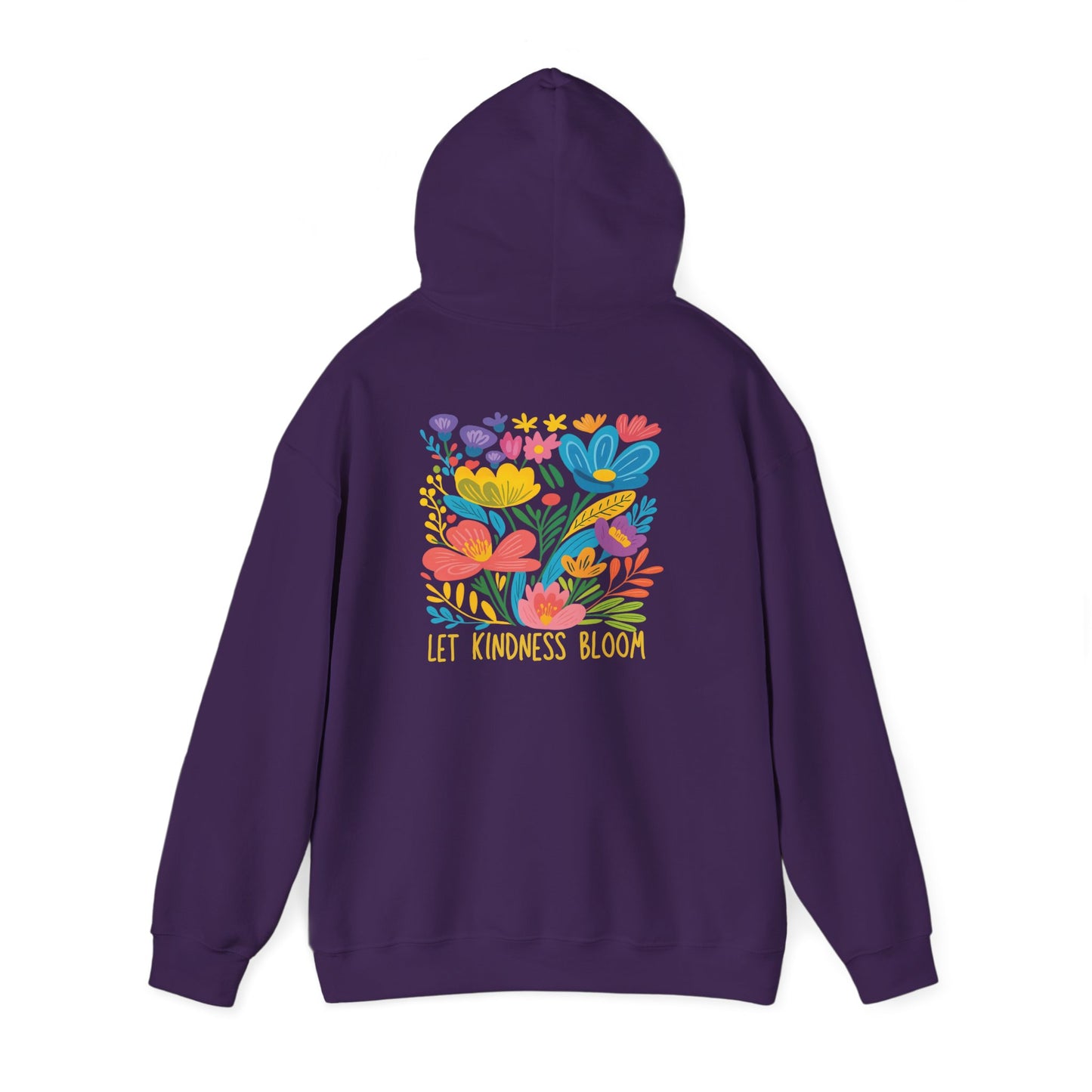 Let Kindness Bloom Floral Hoodie Sweatshirt