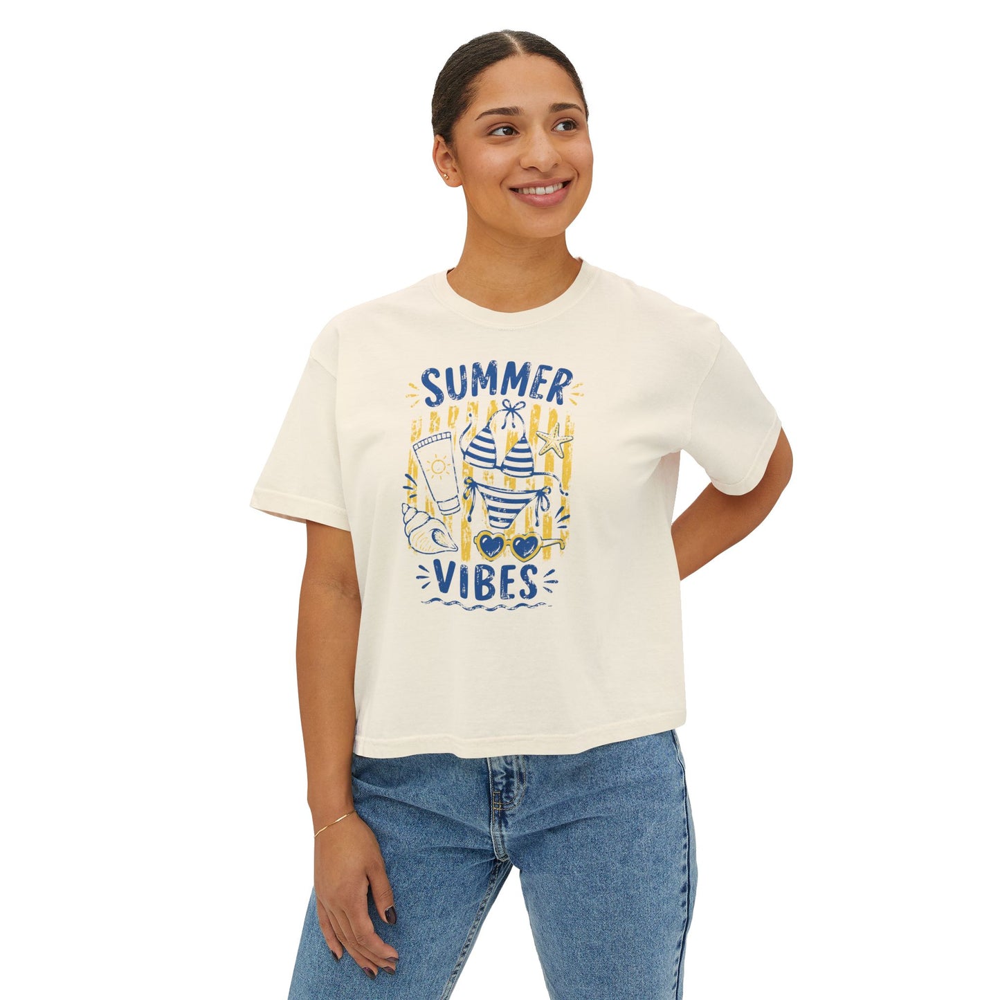 Summer Vibes Boxy Tee