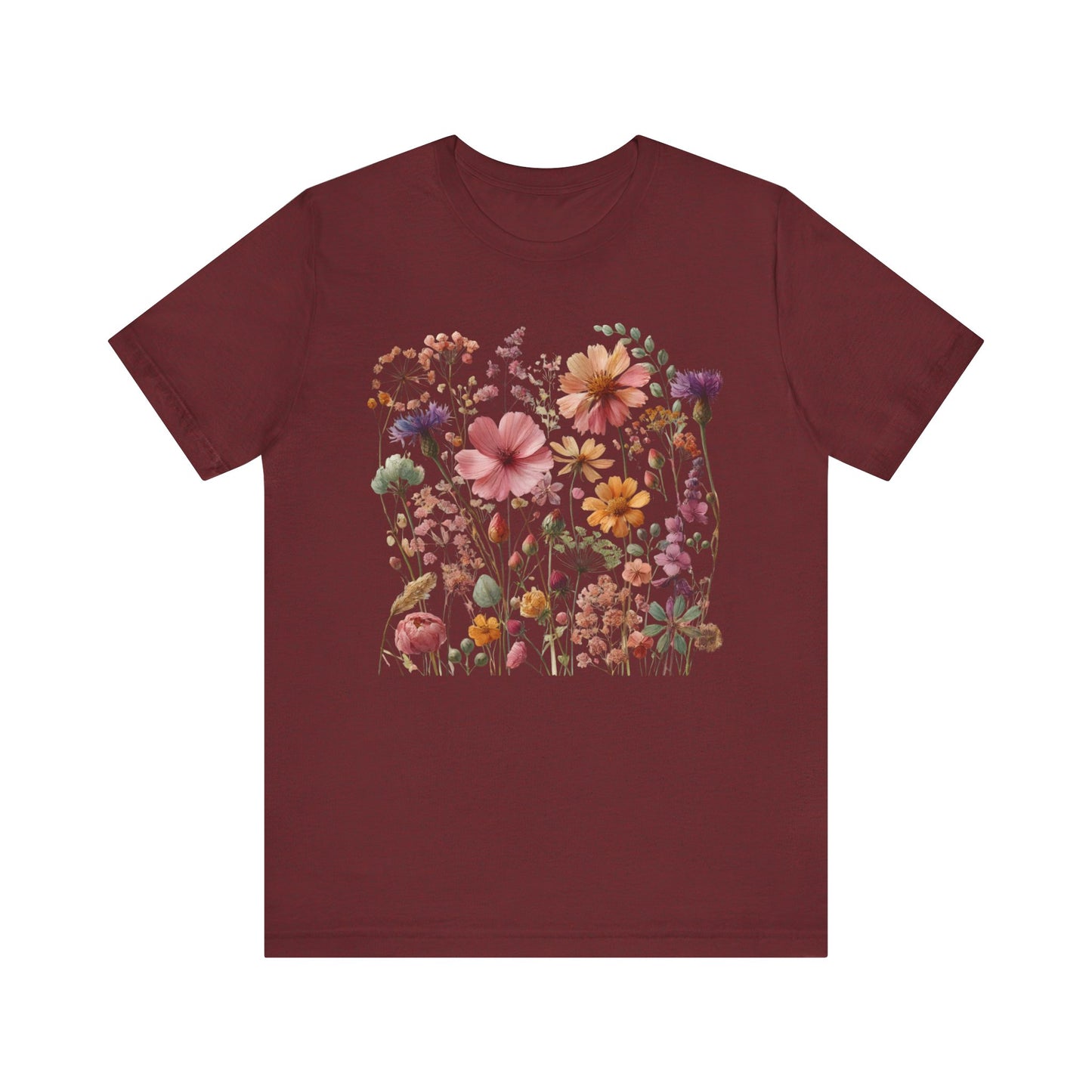 Open Meadow Wildflower Short Sleeve T-Shirt  – Meadow Mix