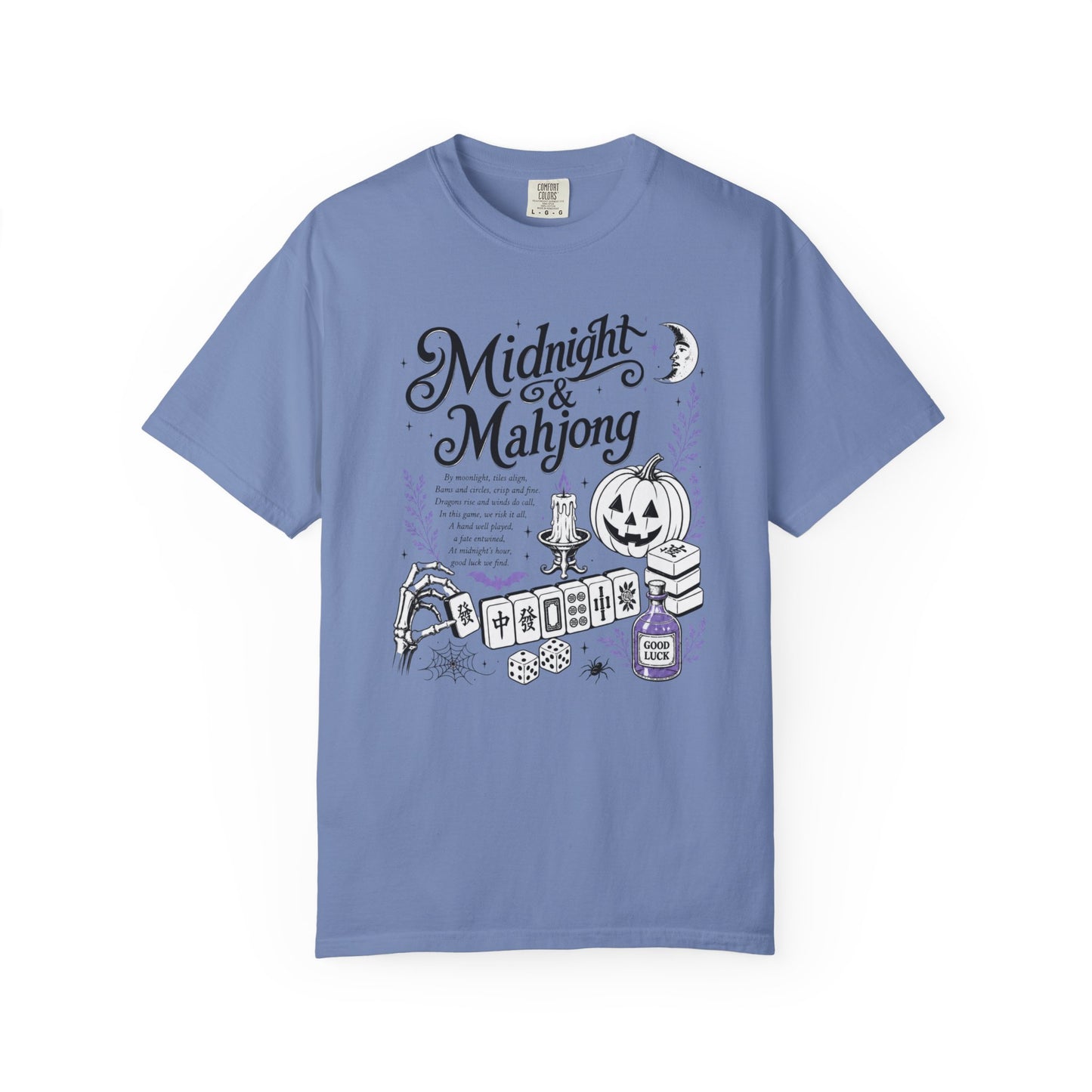 Midnight & Mahjong T-Shirt | Halloween Mahjong Shirt