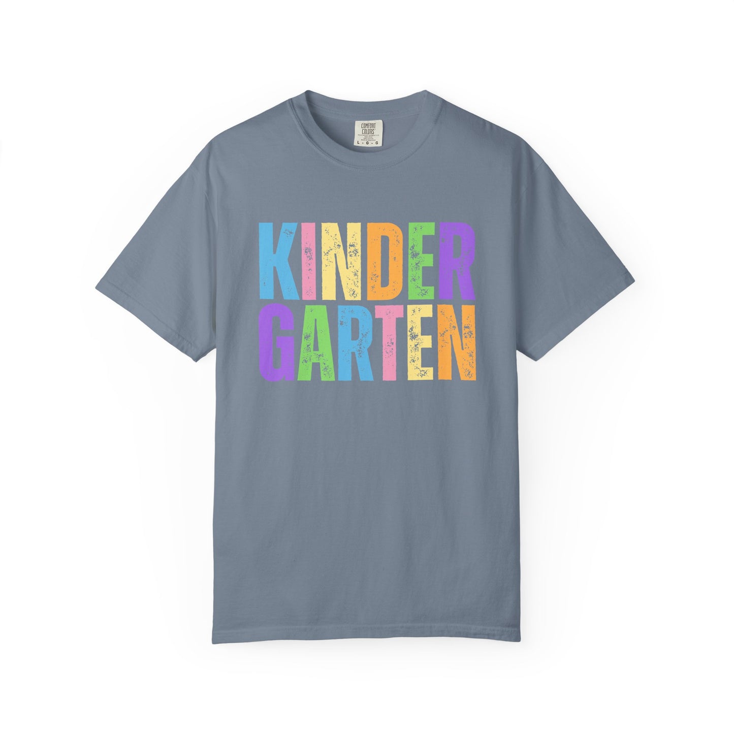 Kindergarten Comfort Colors® T-Shirt | Grade Level Teacher Shirt
