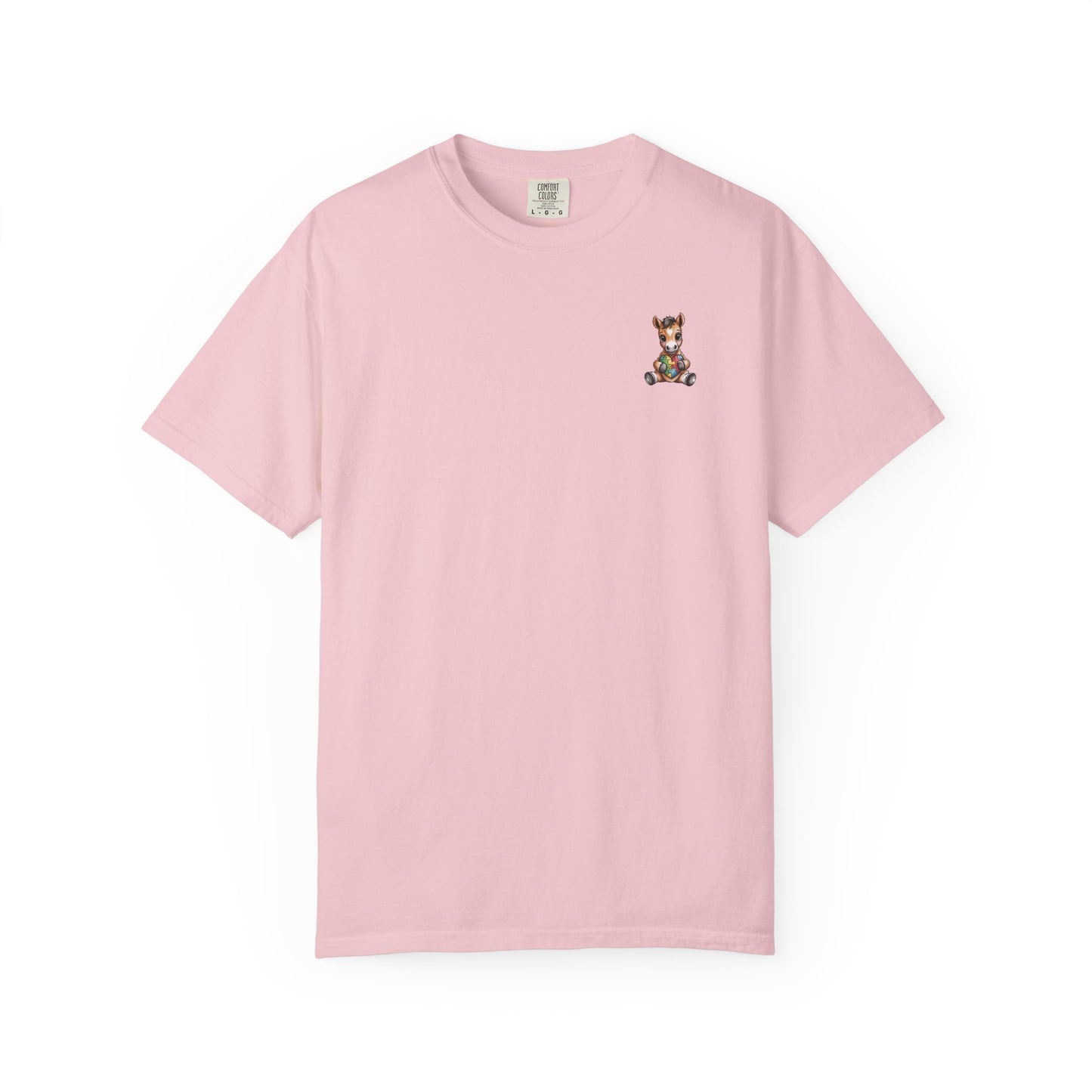Horse & Heart Autism Awareness T Shirt | Comfort Colors Neurodiversity Support Tee