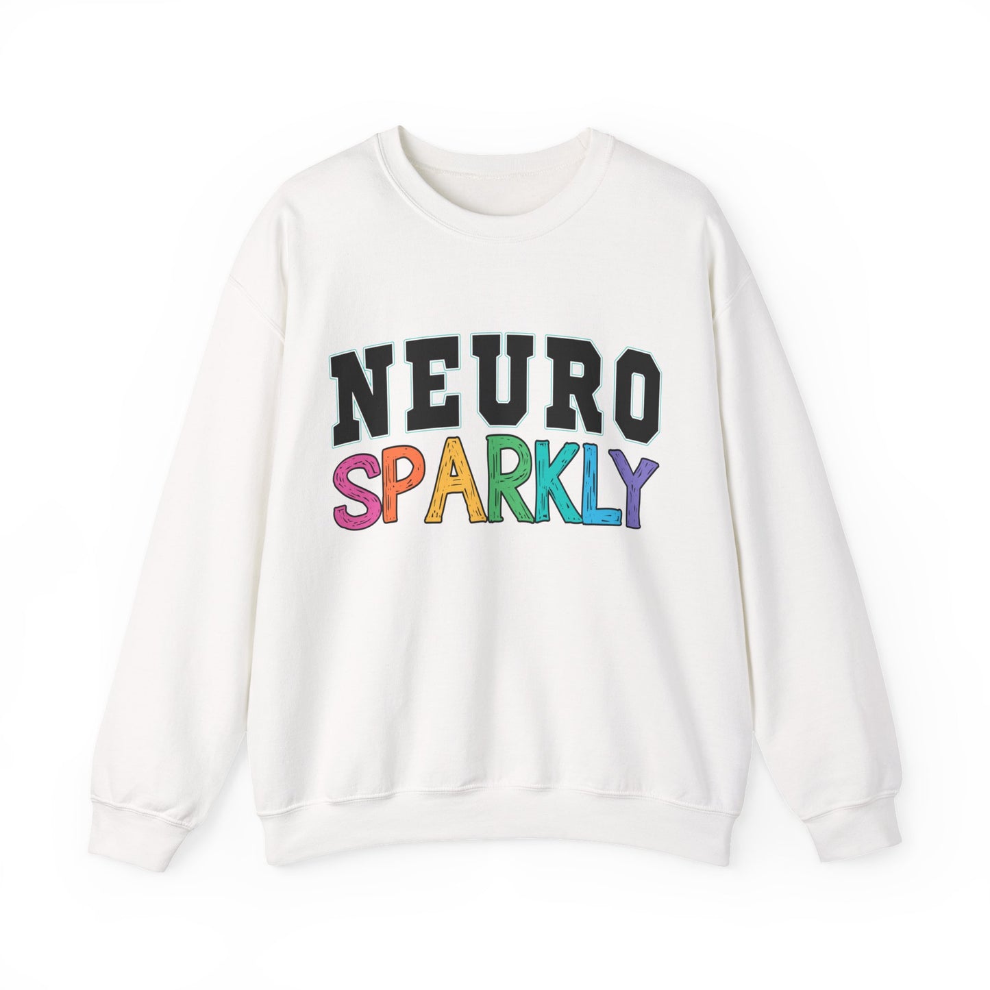 Neuro Sparkly Sweatshirt | Autism Awareness & Neurodiversity Inclusion Crewneck