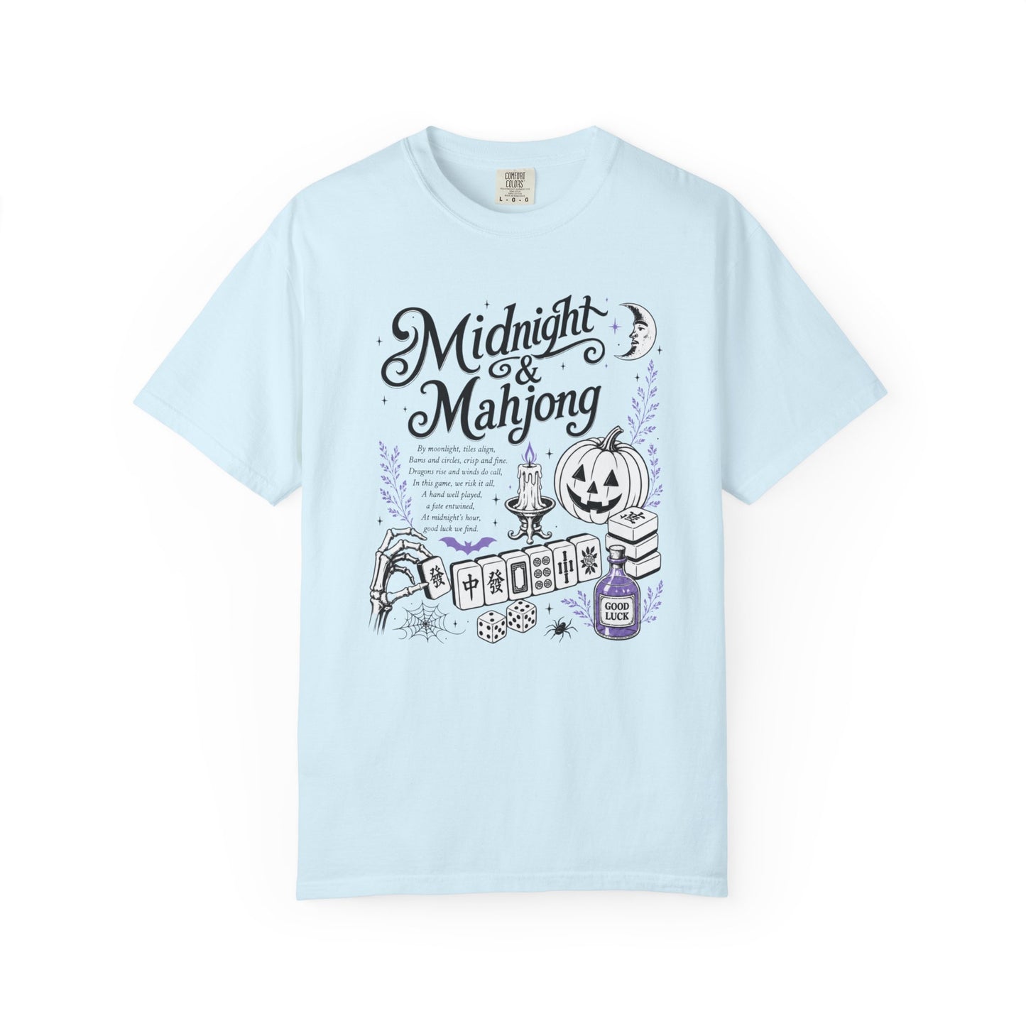 Midnight & Mahjong T-Shirt | Halloween Mahjong Shirt