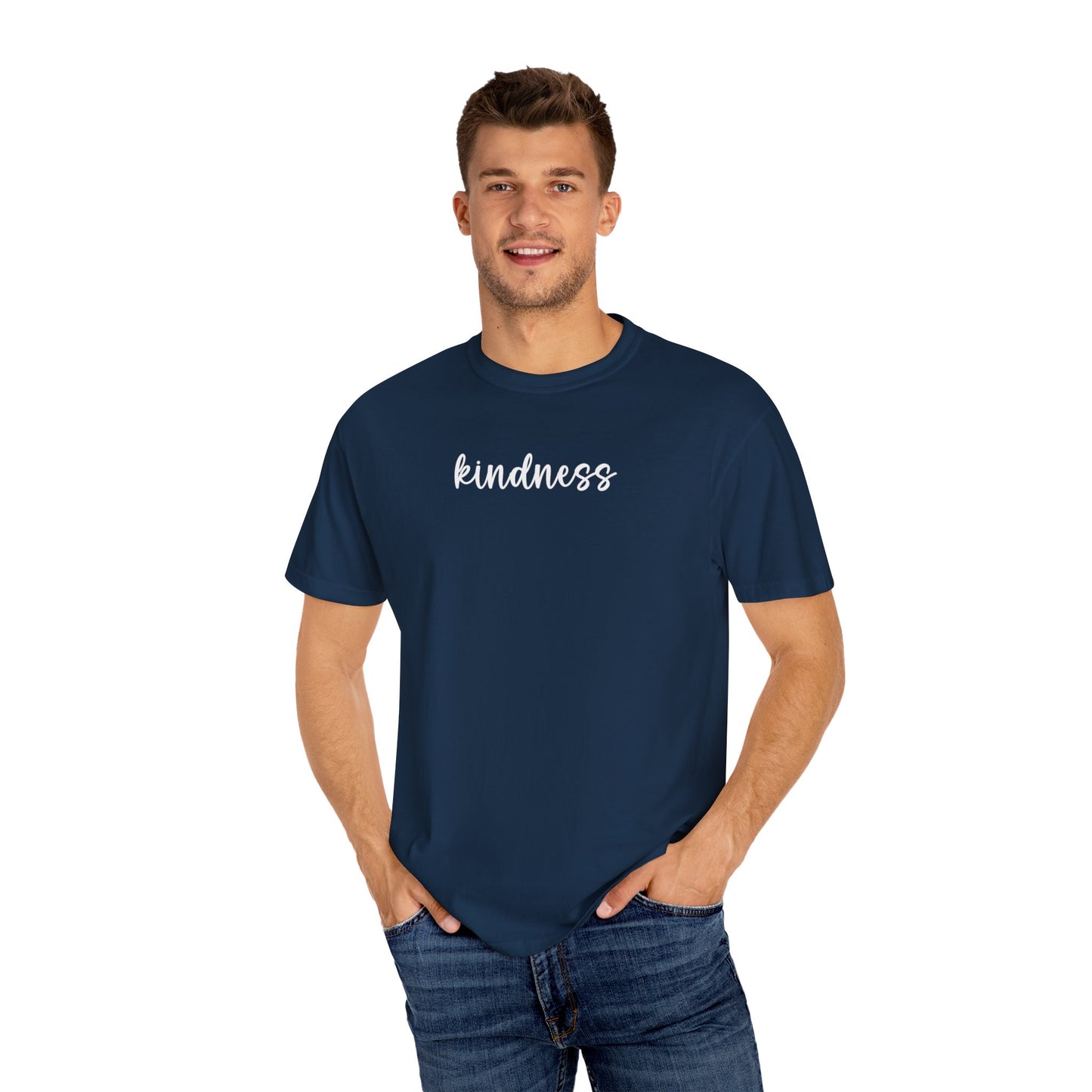 Kindness Script Tee – Comfort Colors 100% Cotton Shirt