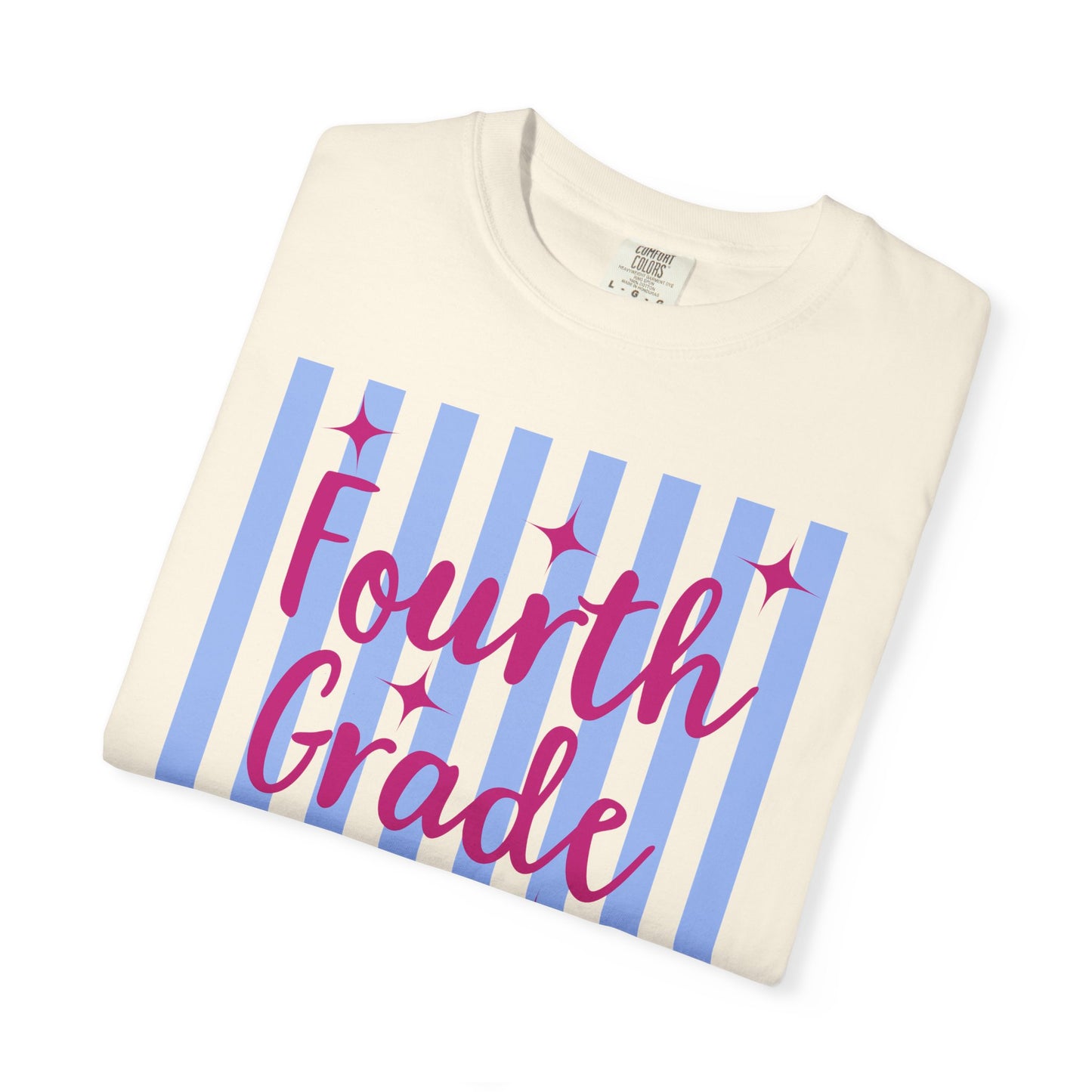 Personalized Fourth Grade Teacher Shirt | Custom Matching Fourth Grade Teacher Comfort Colors T-Shirt