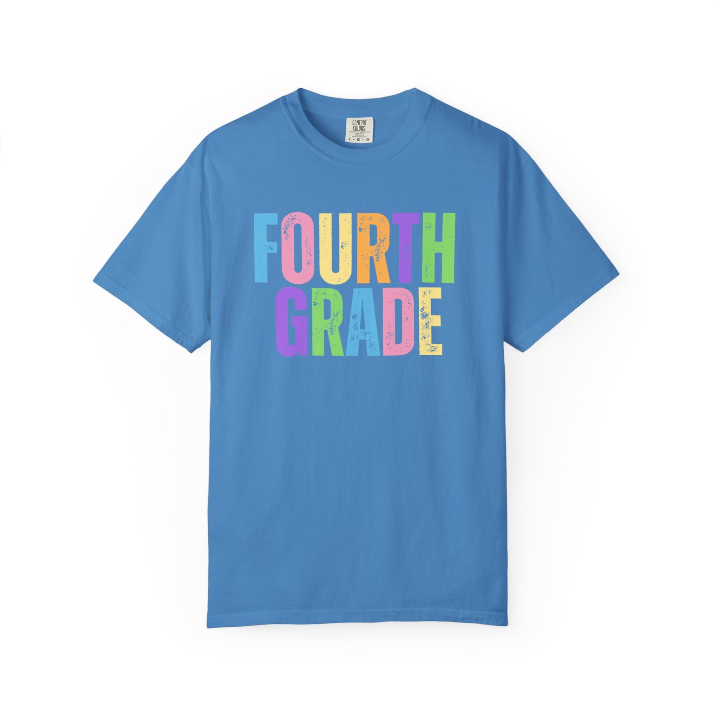 Fourth Grade Comfort Colors® T-Shirt | Grade Level Teacher Shirt