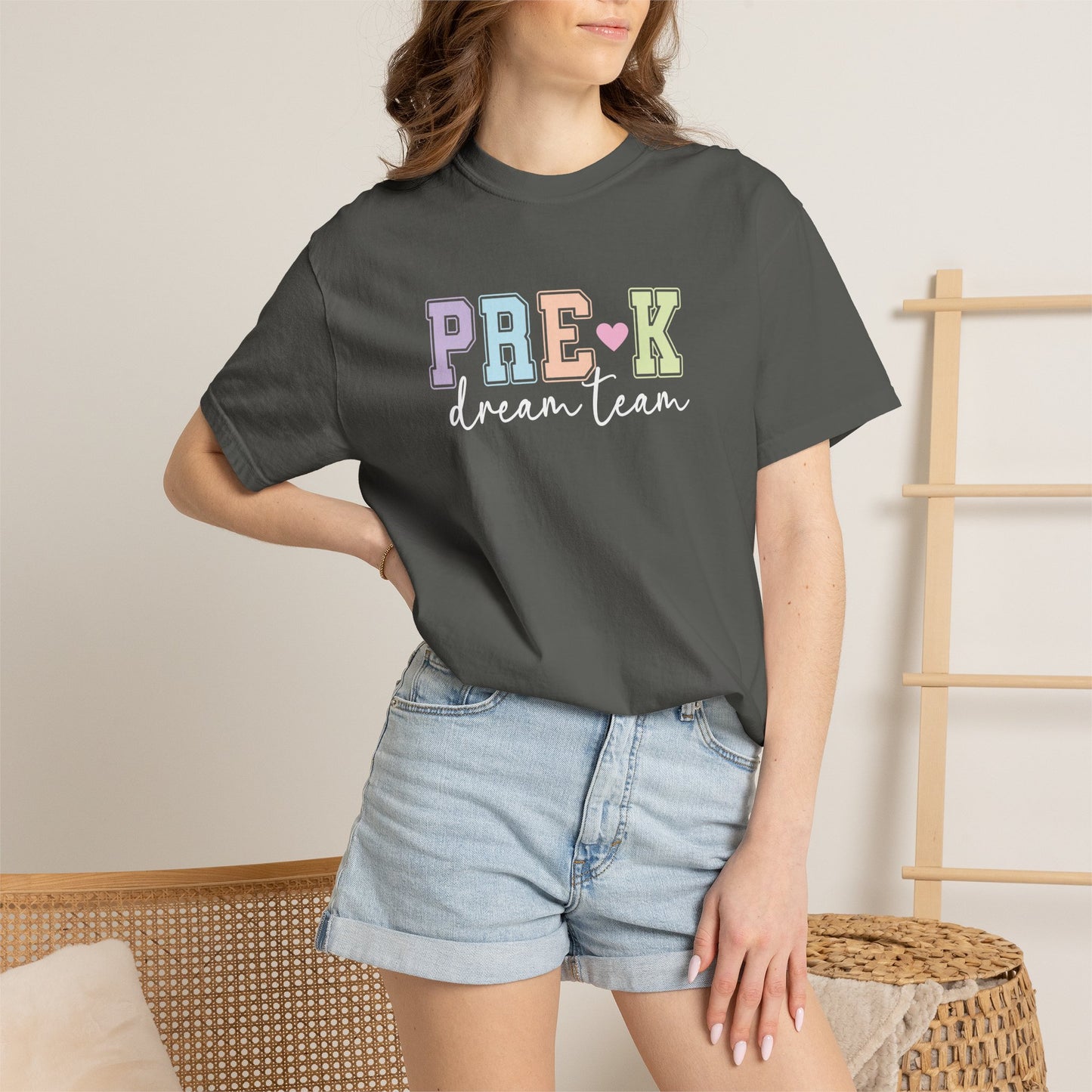 Pre-K Dream Team Comfort Colors® Teacher Shirt | Grade Level Teacher T-Shirt