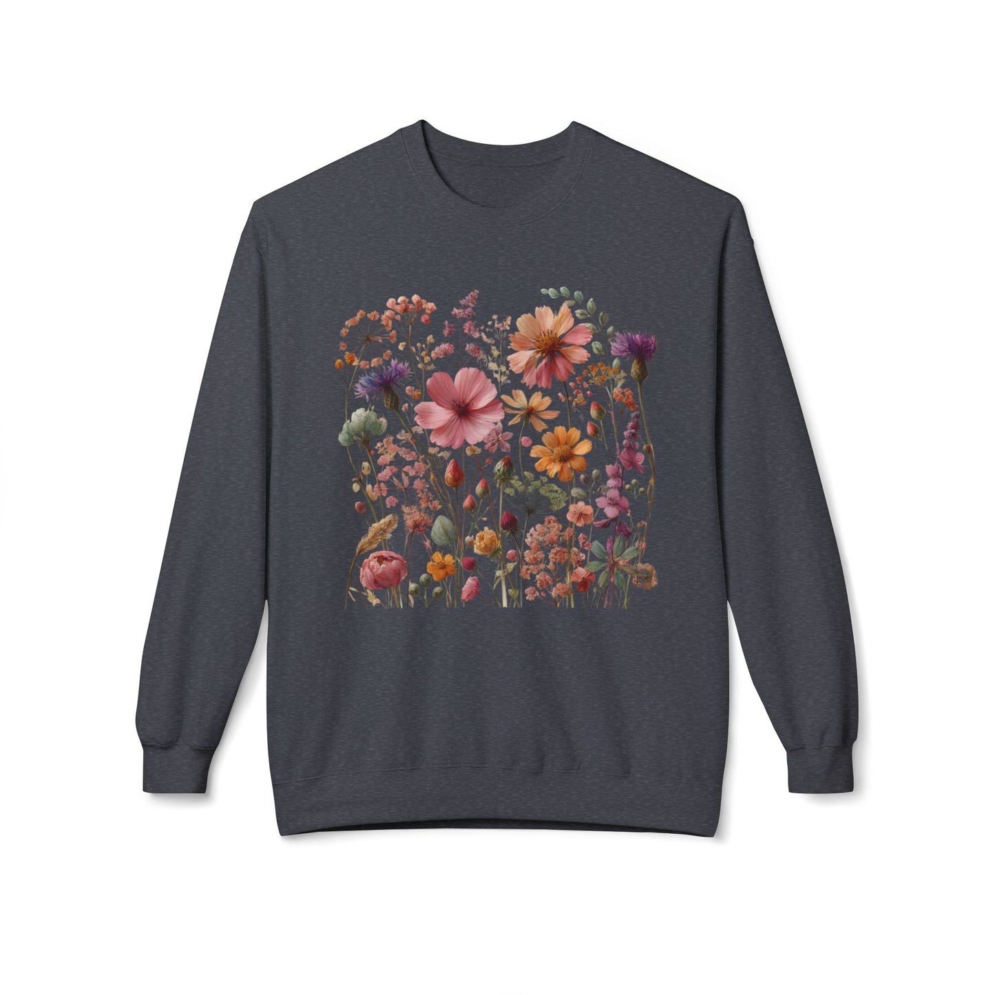 Open Meadow Wildflower Softstyle Fleece Sweatshirt – Meadow Mix