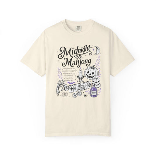 Midnight & Mahjong T-Shirt | Halloween Mahjong Shirt