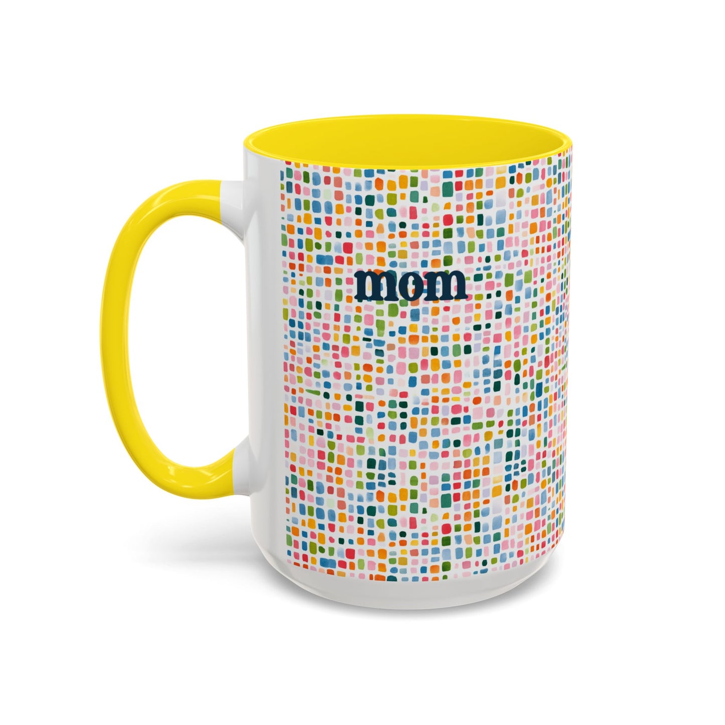 Personalized Colorful Pattern Name Mug(11, 15oz)