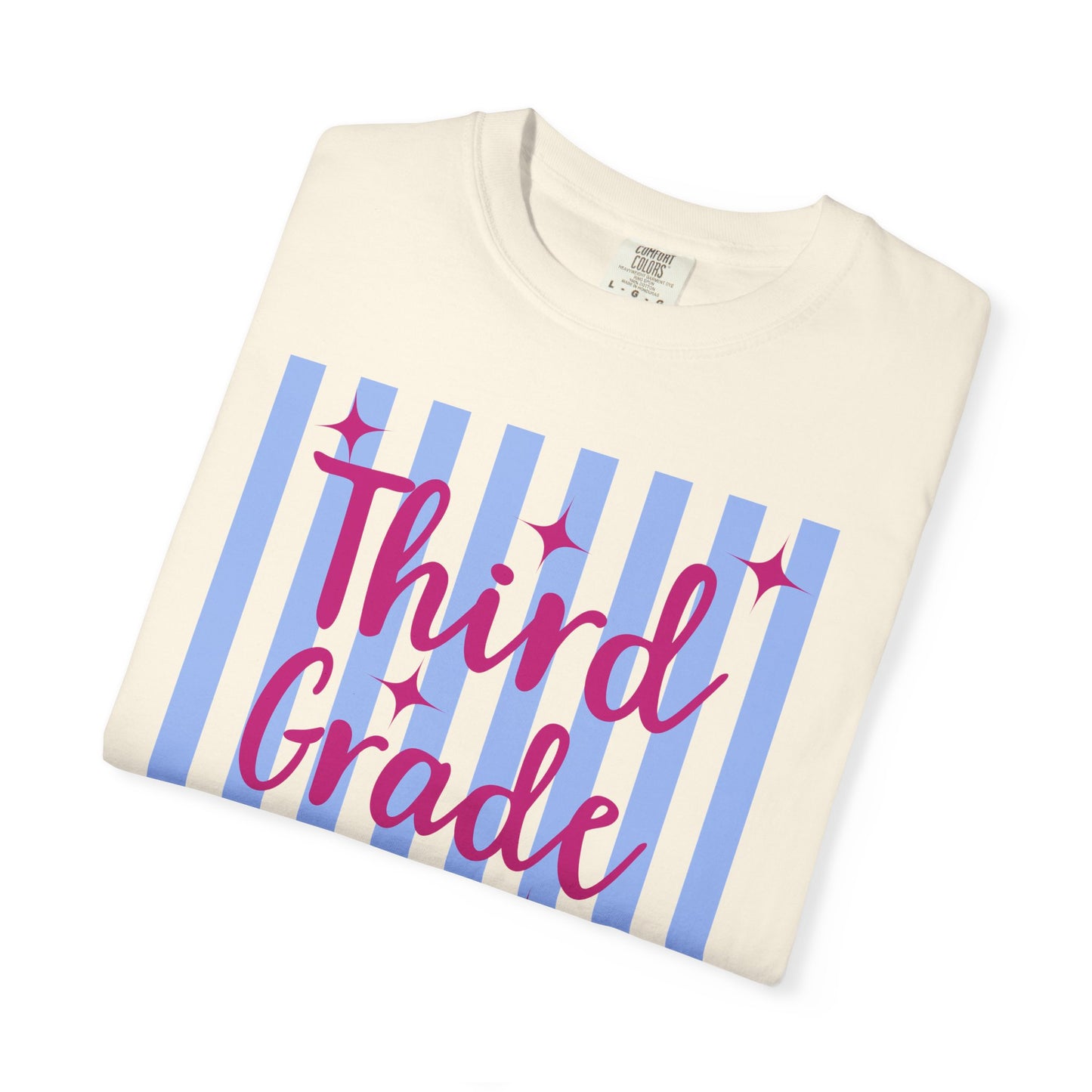 Personalized Third Grade Teacher Shirt | Custom Matching Third Grade Teacher Comfort Colors T-Shirt