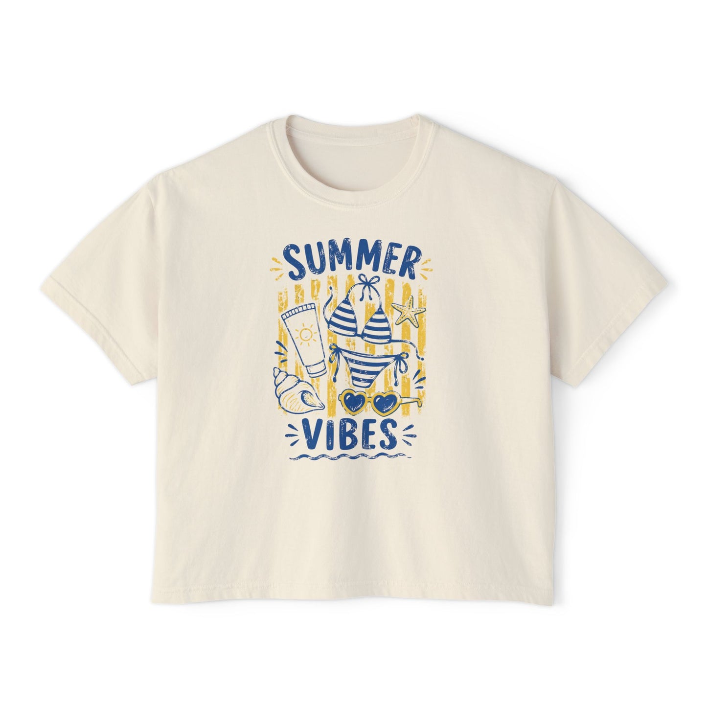 Summer Vibes Boxy Tee