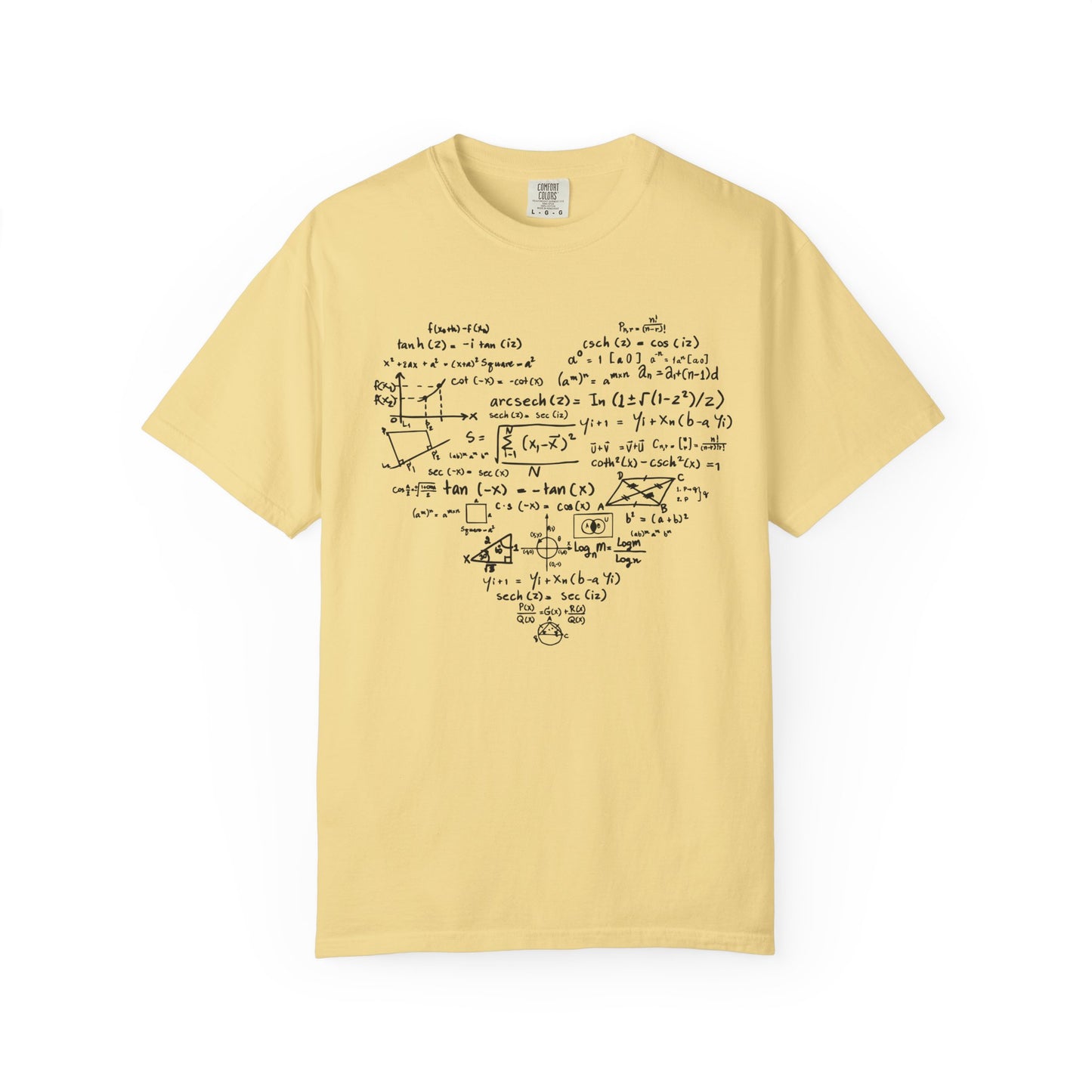 Math Formula Comfort Colors® T-Shirt | Math Lover Shirt