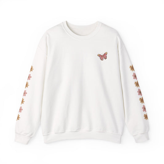 Bloom & Take Flight Boho Butterfly Sweatshirt