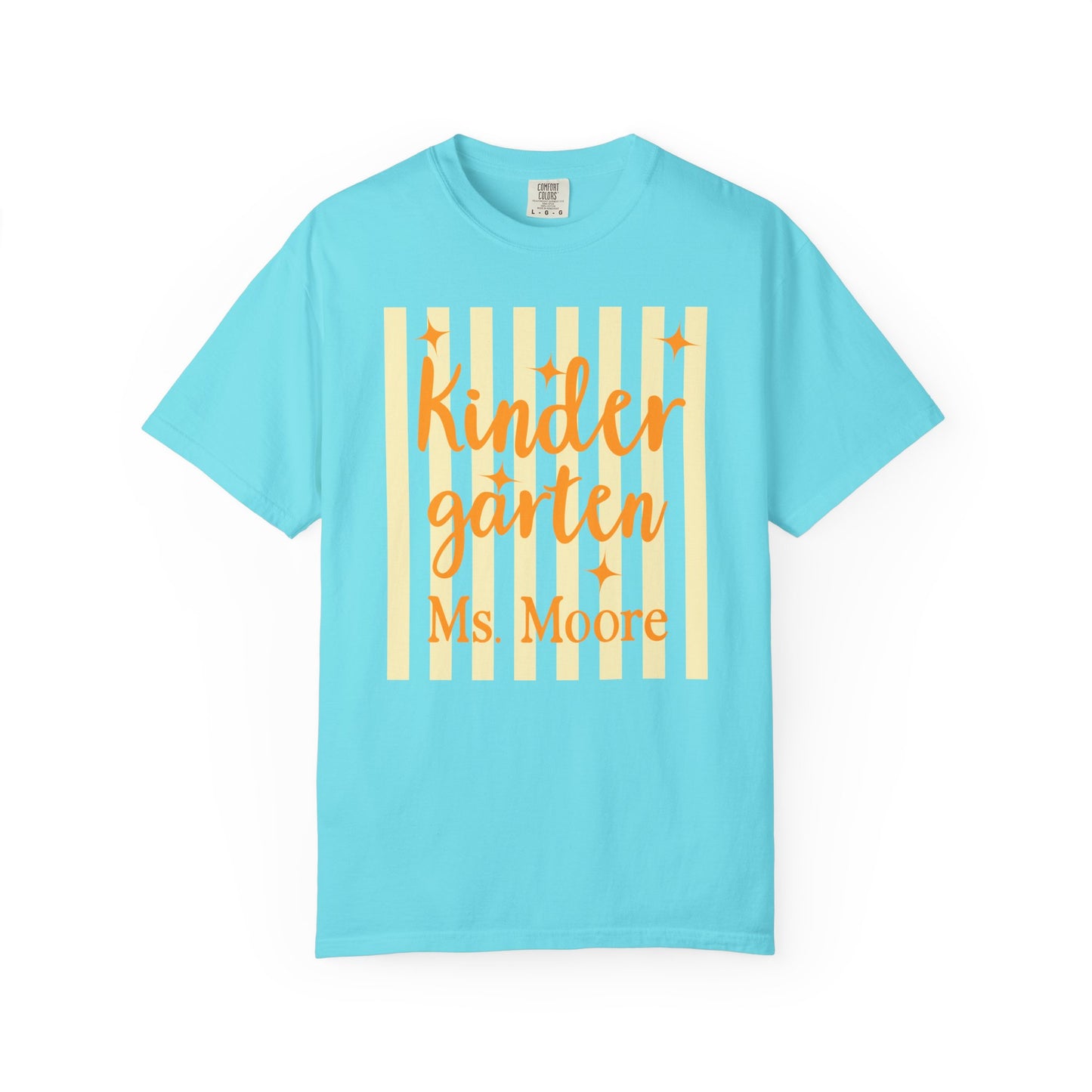 Personalized Kindergarten Teacher Shirt | Custom Matching Kindergarten Teacher Comfort Colors T-Shirt