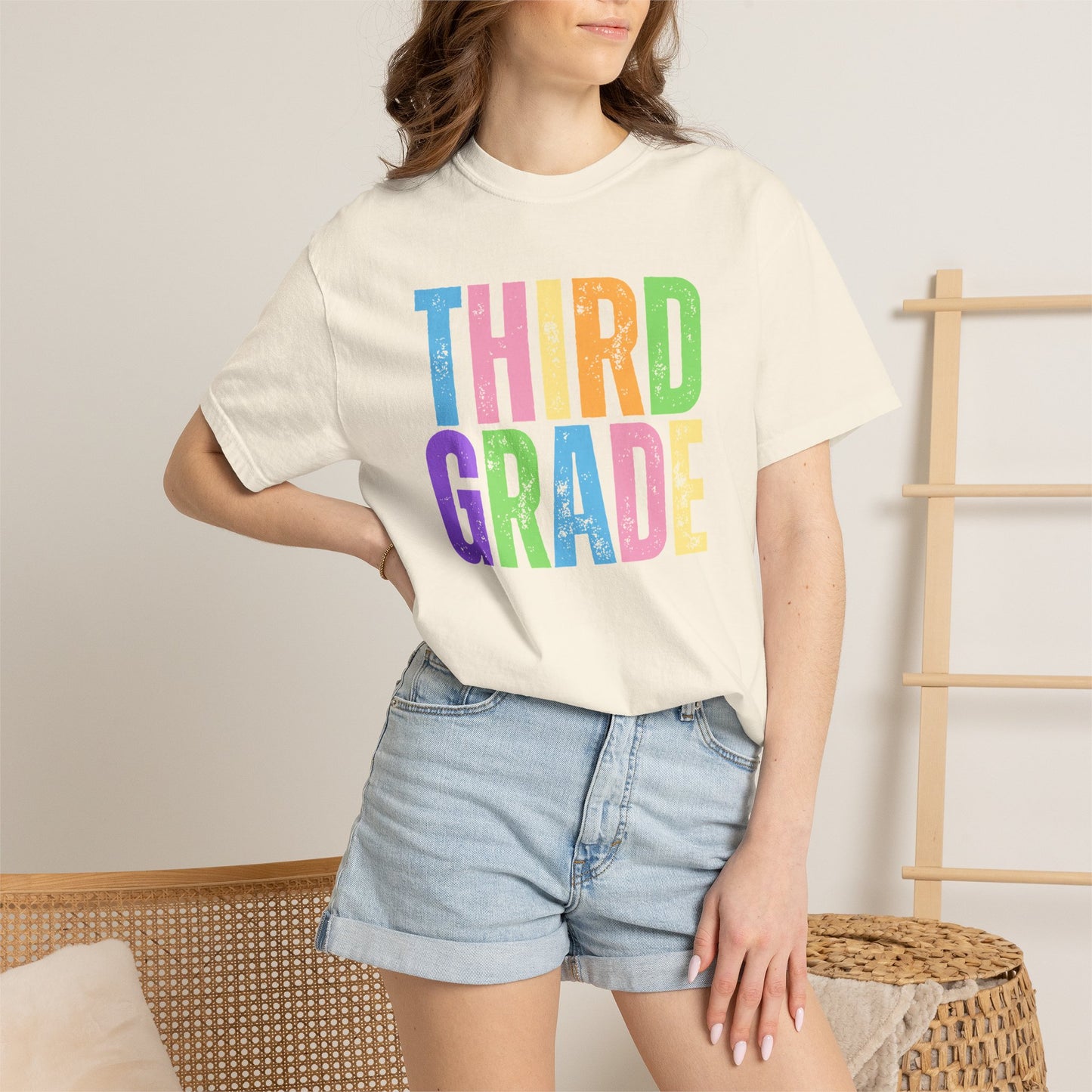 Third Grade Comfort Colors® T-Shirt | Grade Level Teacher Shirt