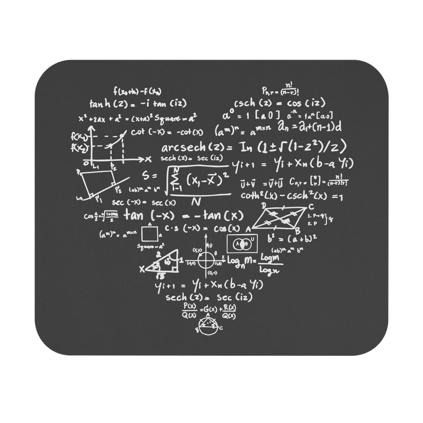 Math Formula Mouse Pad | STEM Desk Accessory | Math Enthusiast Gift