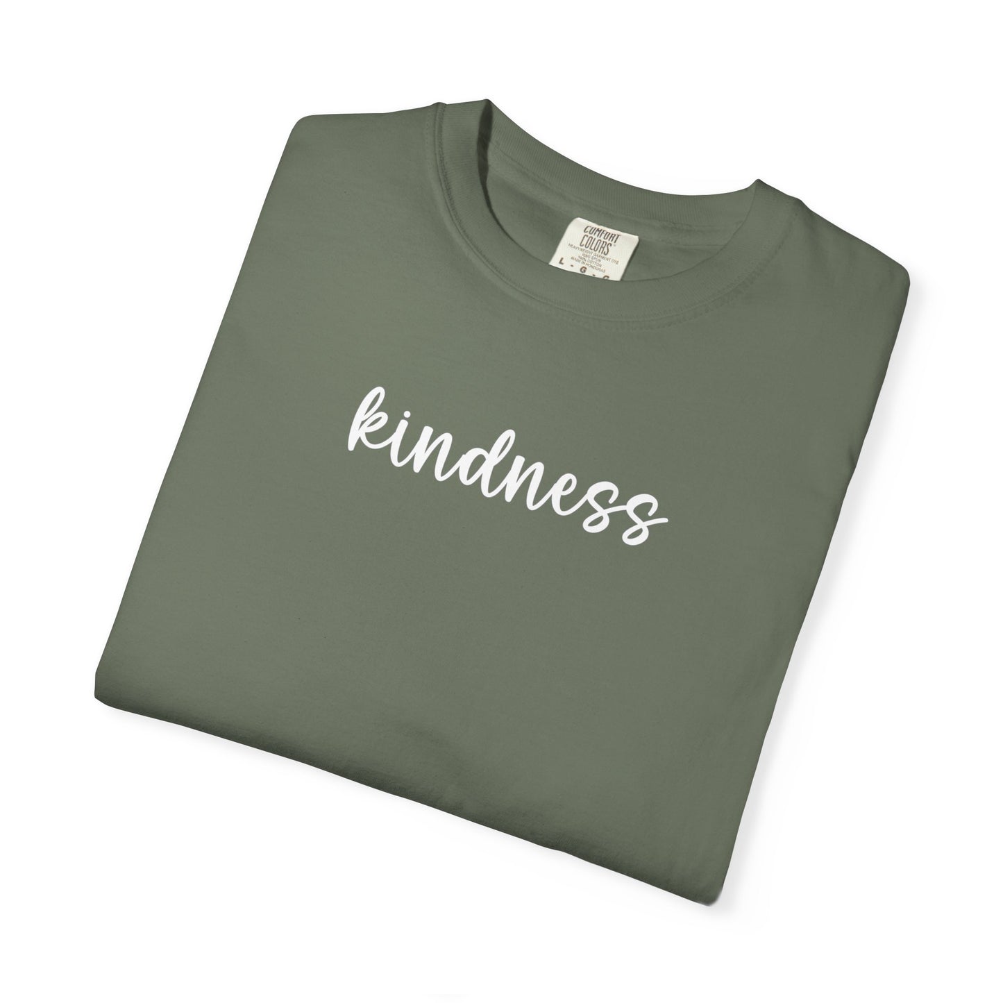 Kindness Script Tee – Comfort Colors 100% Cotton Shirt