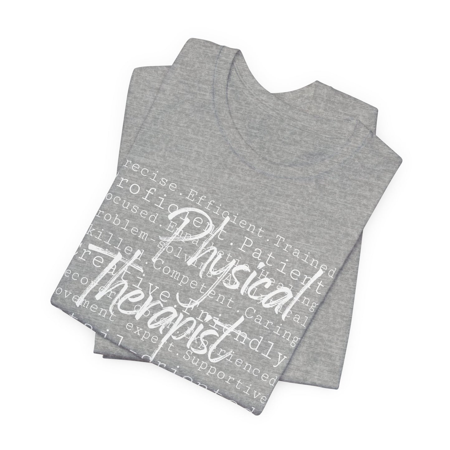 Physical Therapist Word Art Short Sleeve Unisex T-Shirt