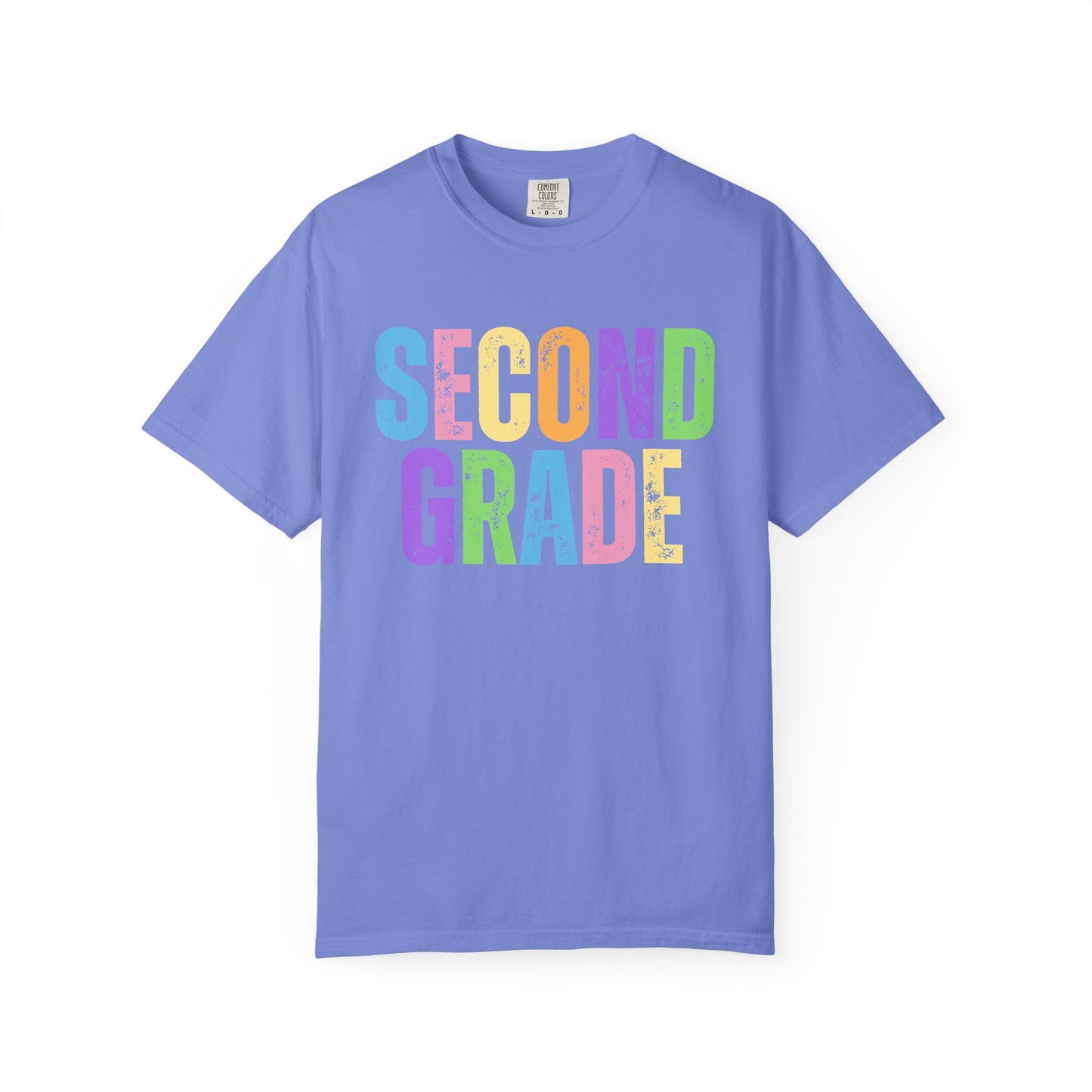 Second Grade  Comfort Colors® T-Shirt | Grade Level Teacher Shirt