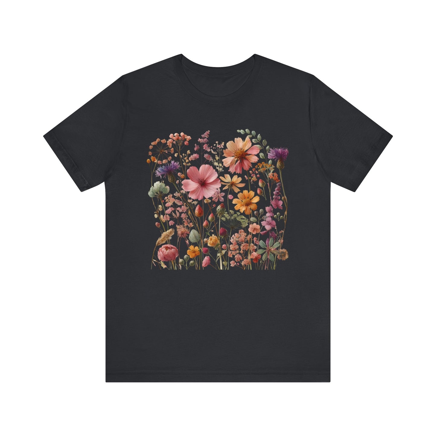 Open Meadow Wildflower Short Sleeve T-Shirt  – Meadow Mix