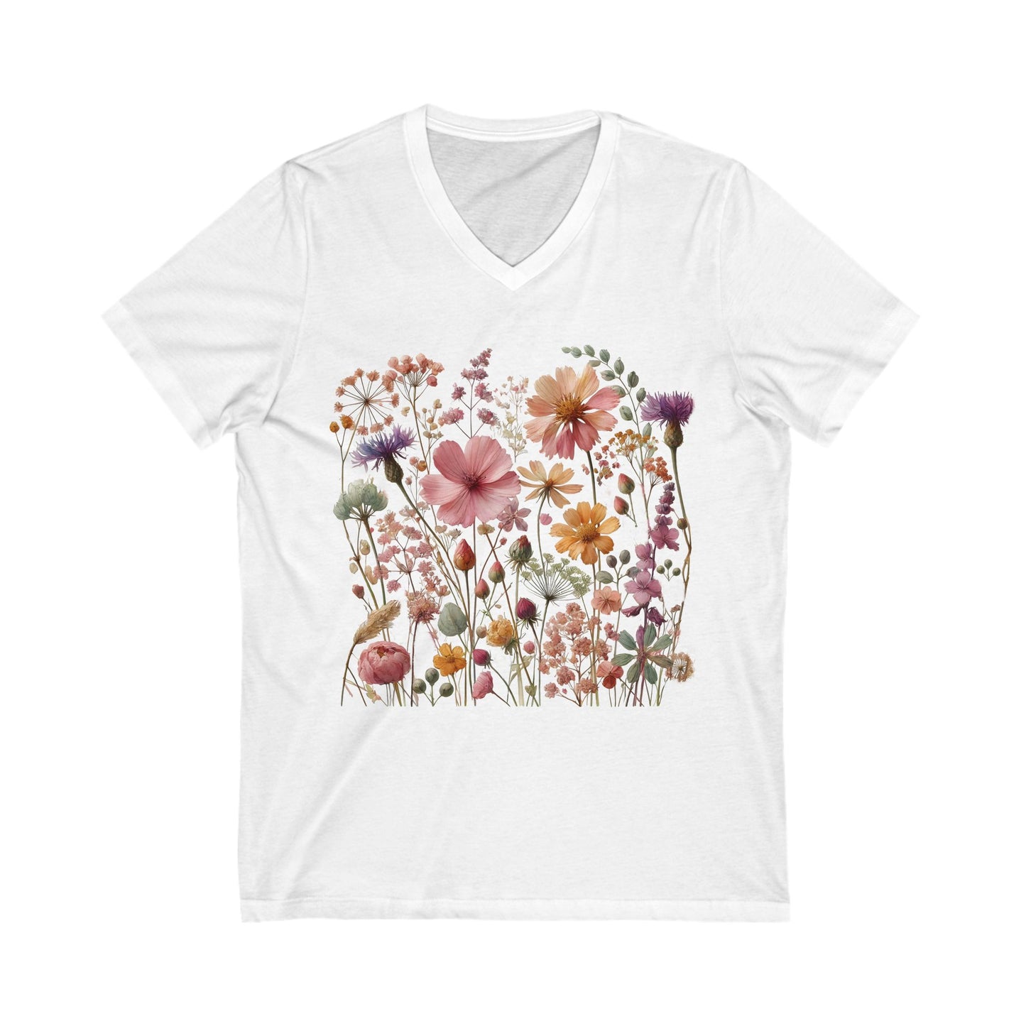 Open Meadow Wildflower V-Neck – Meadow Mix