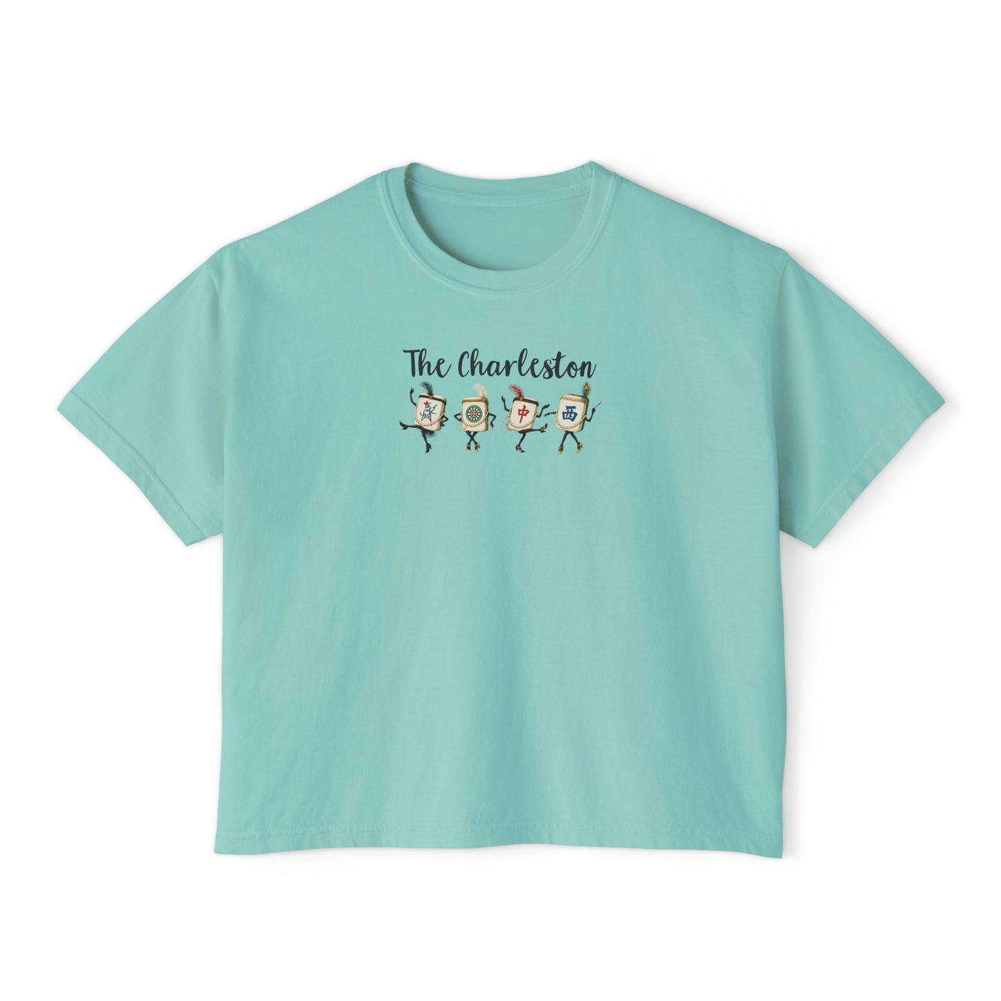 Flapper Mahjong Tiles Tee | Comfort Colors Boxy T-Shirt