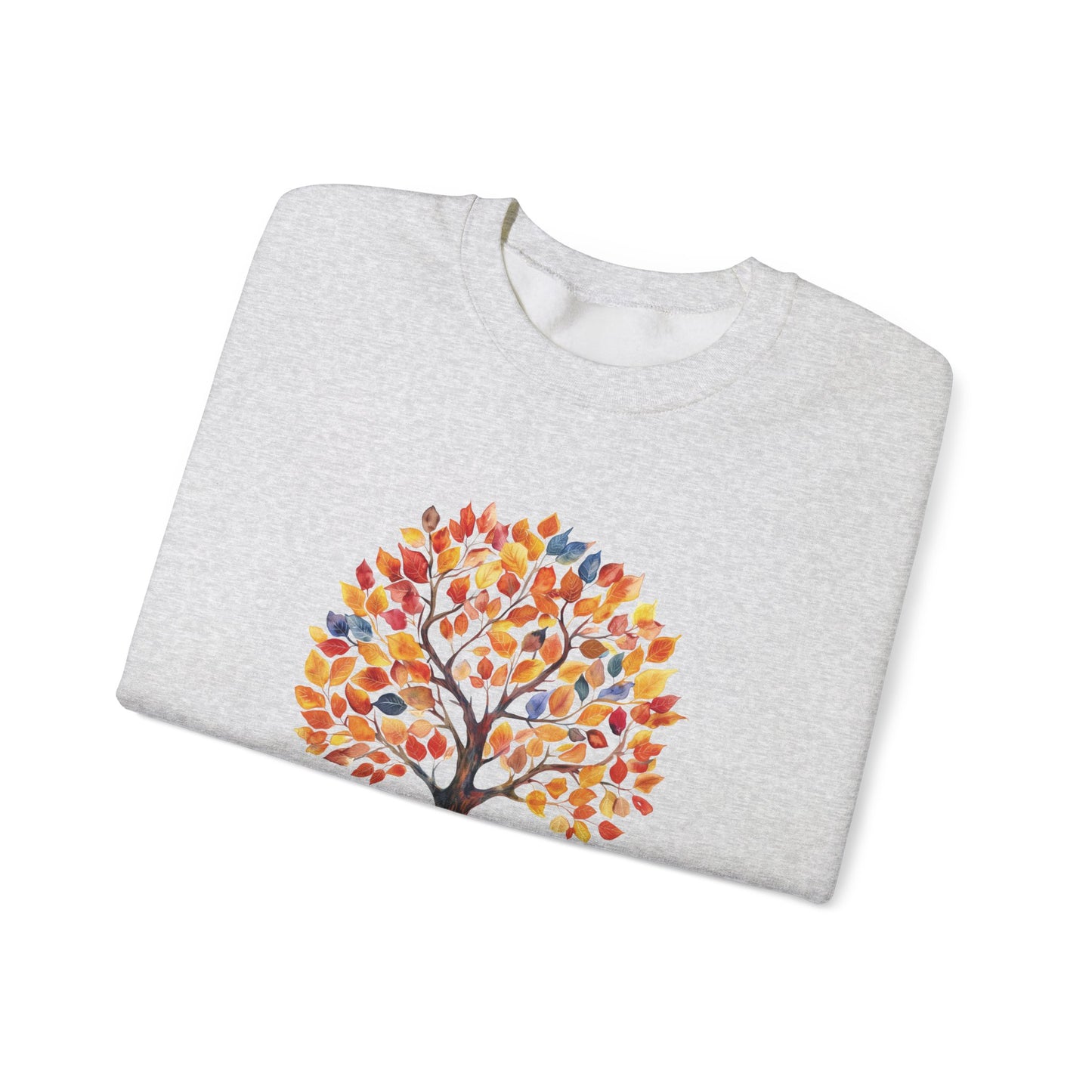 Fall Tree of Belonging Sweatshirt | Gildan Heavy Blend Crewneck