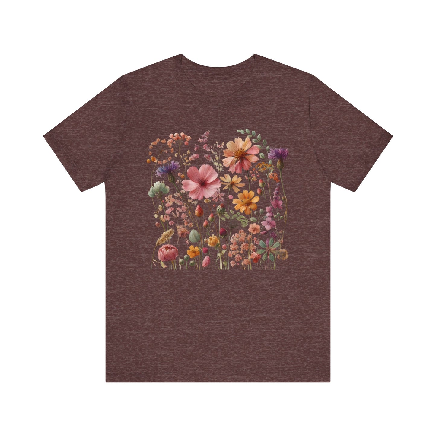 Open Meadow Wildflower Short Sleeve T-Shirt  – Meadow Mix