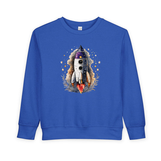 Supported to Soar Rocket Toddler Sweatshirt