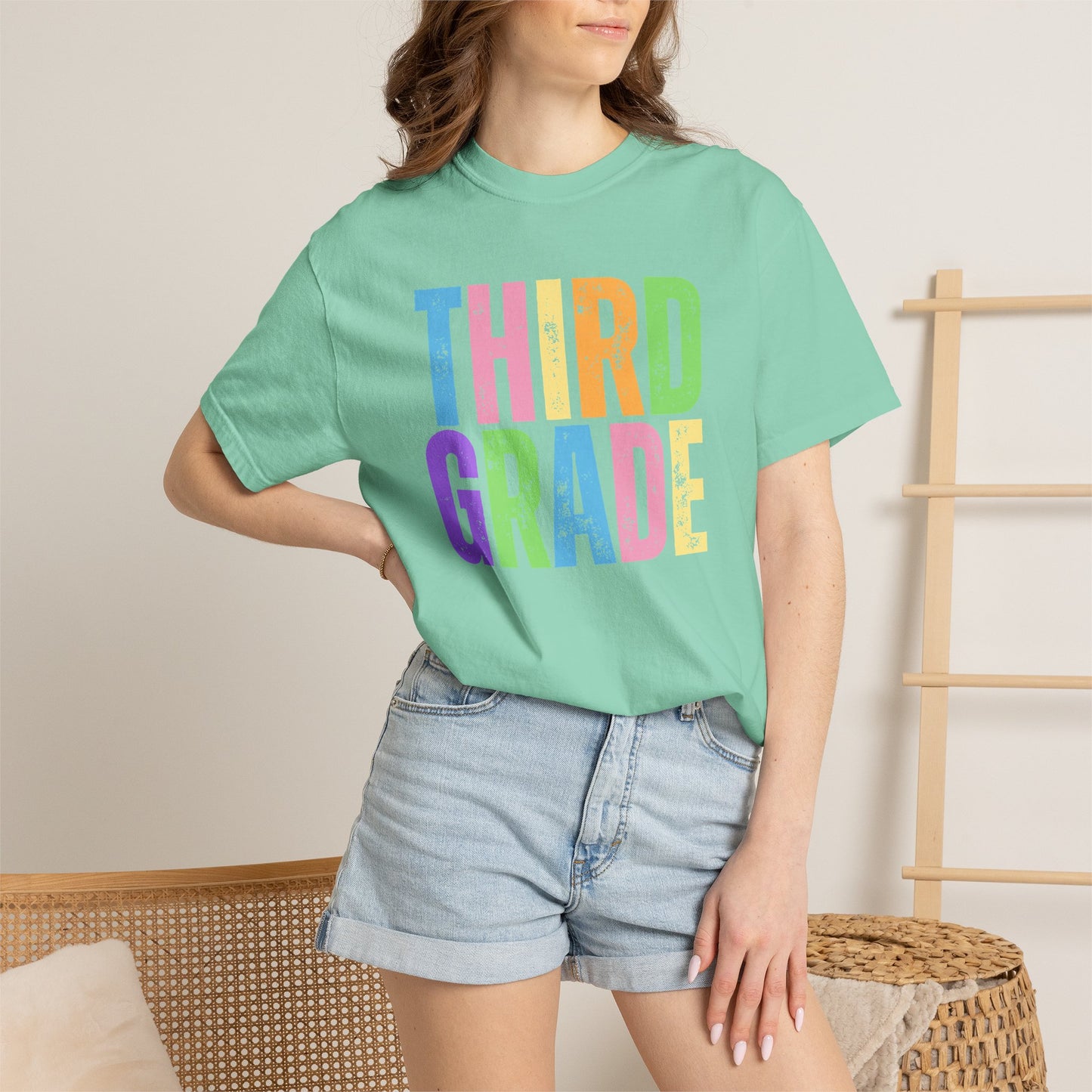 Third Grade Comfort Colors® T-Shirt | Grade Level Teacher Shirt