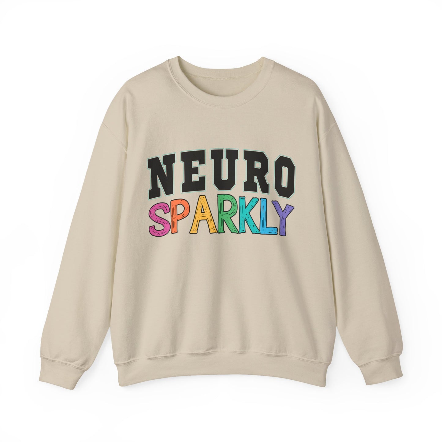 Neuro Sparkly Sweatshirt | Autism Awareness & Neurodiversity Inclusion Crewneck