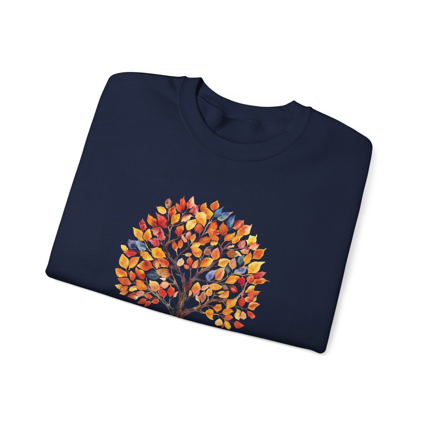Fall Tree of Belonging Sweatshirt | Gildan Heavy Blend Crewneck