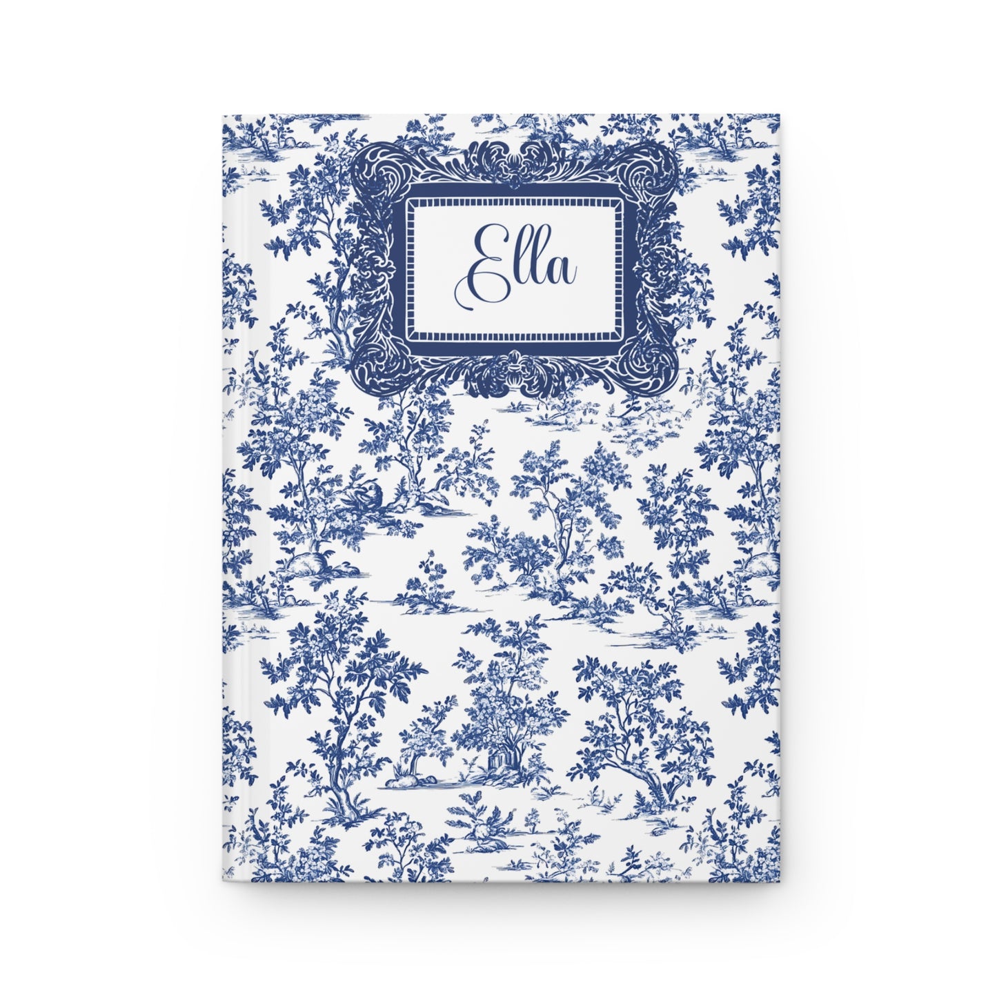 Personalized Classic Toile Hardcover Journal